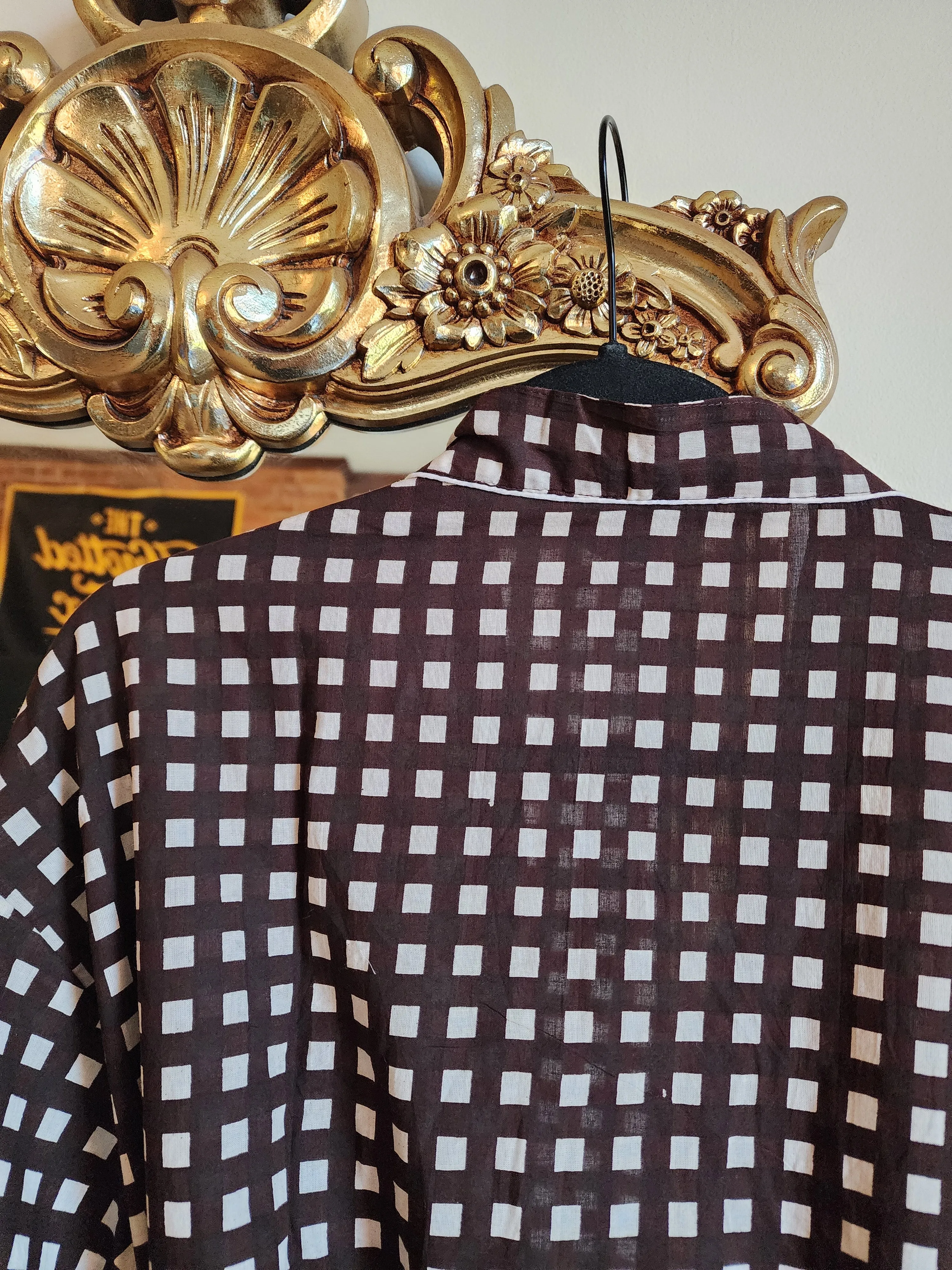Extended Sizing - Brown Checkered