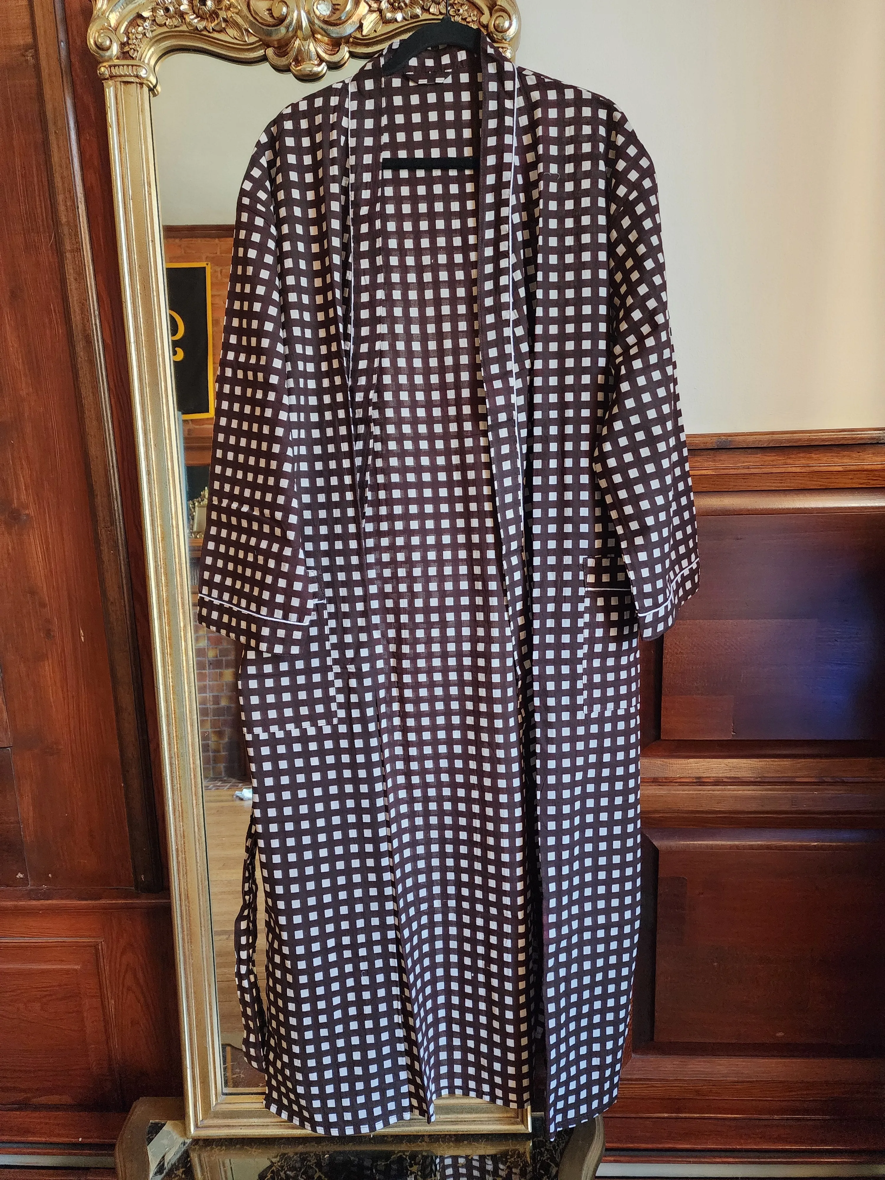 Extended Sizing - Brown Checkered