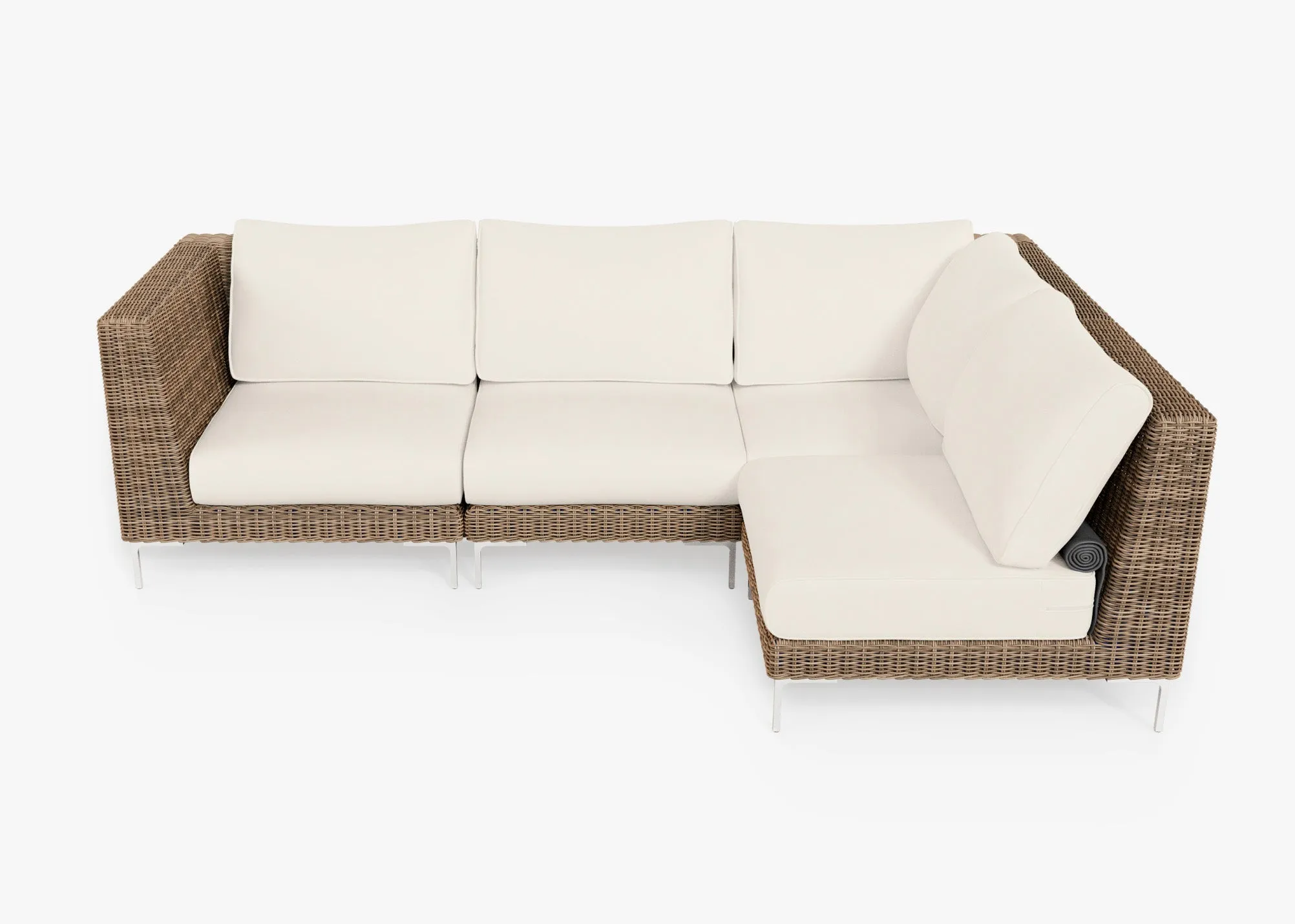 Fabric for Wicker L Sectional - 4 Seat