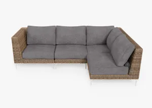 Fabric for Wicker L Sectional - 4 Seat