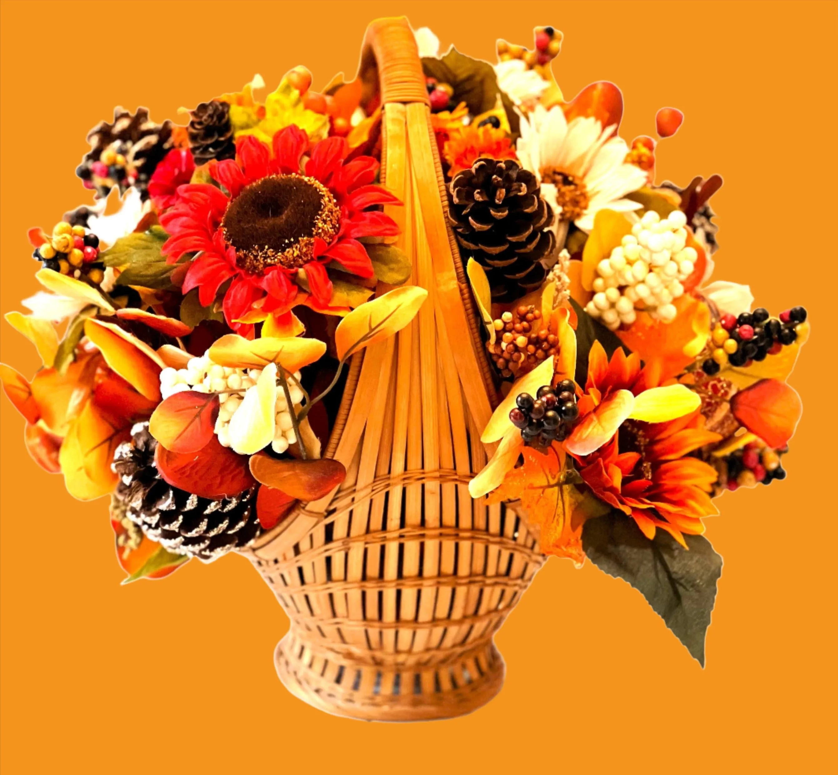 Fall Sunflower Centerpiece, Table Décor, Thanksgiving 18"W X 15"H