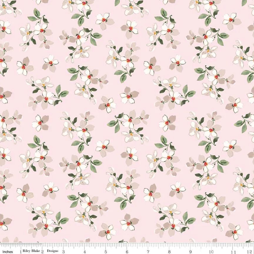 Farmhouse Floral - Toss Pink