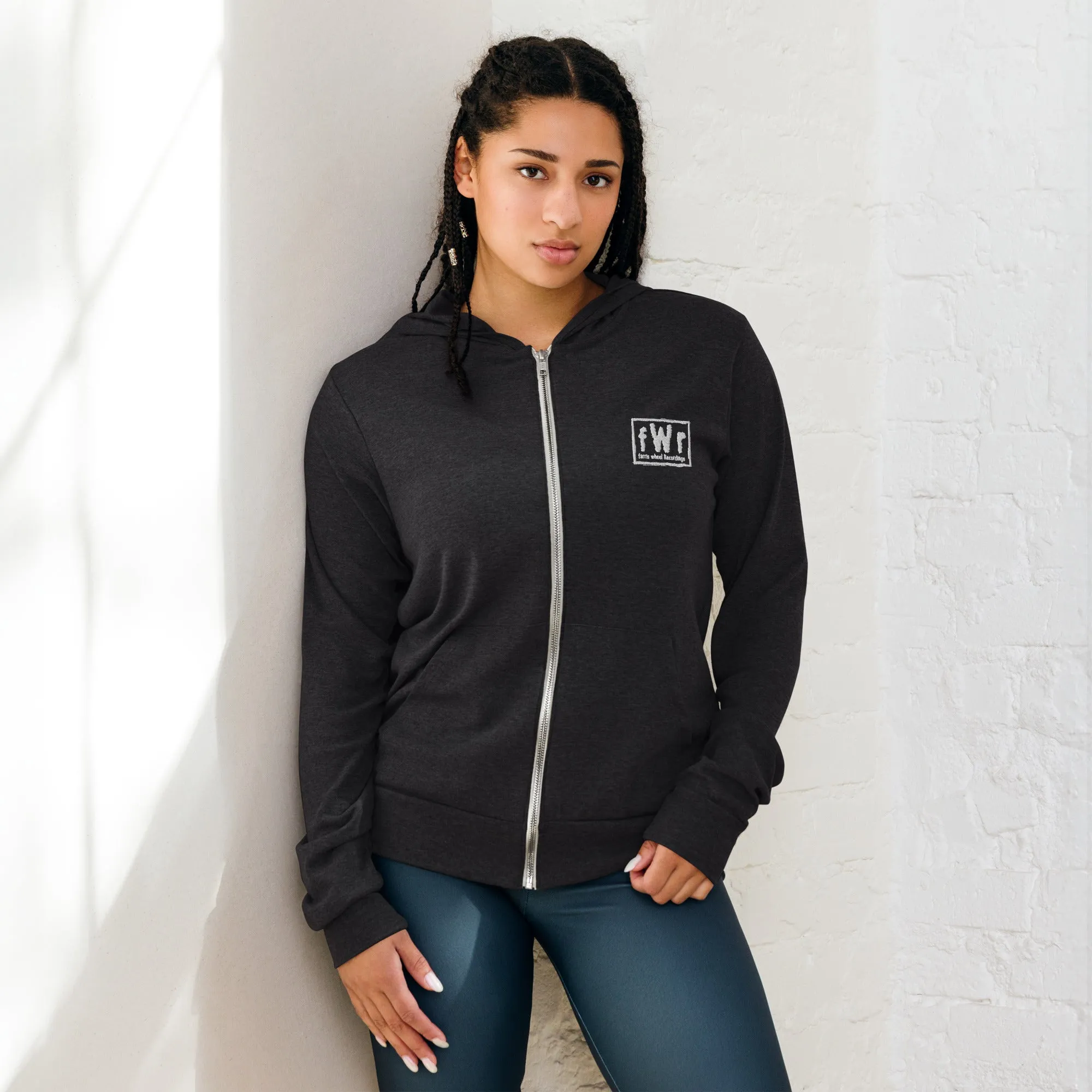 Farris Wheel Unisex Lightweight Zip Hoodie