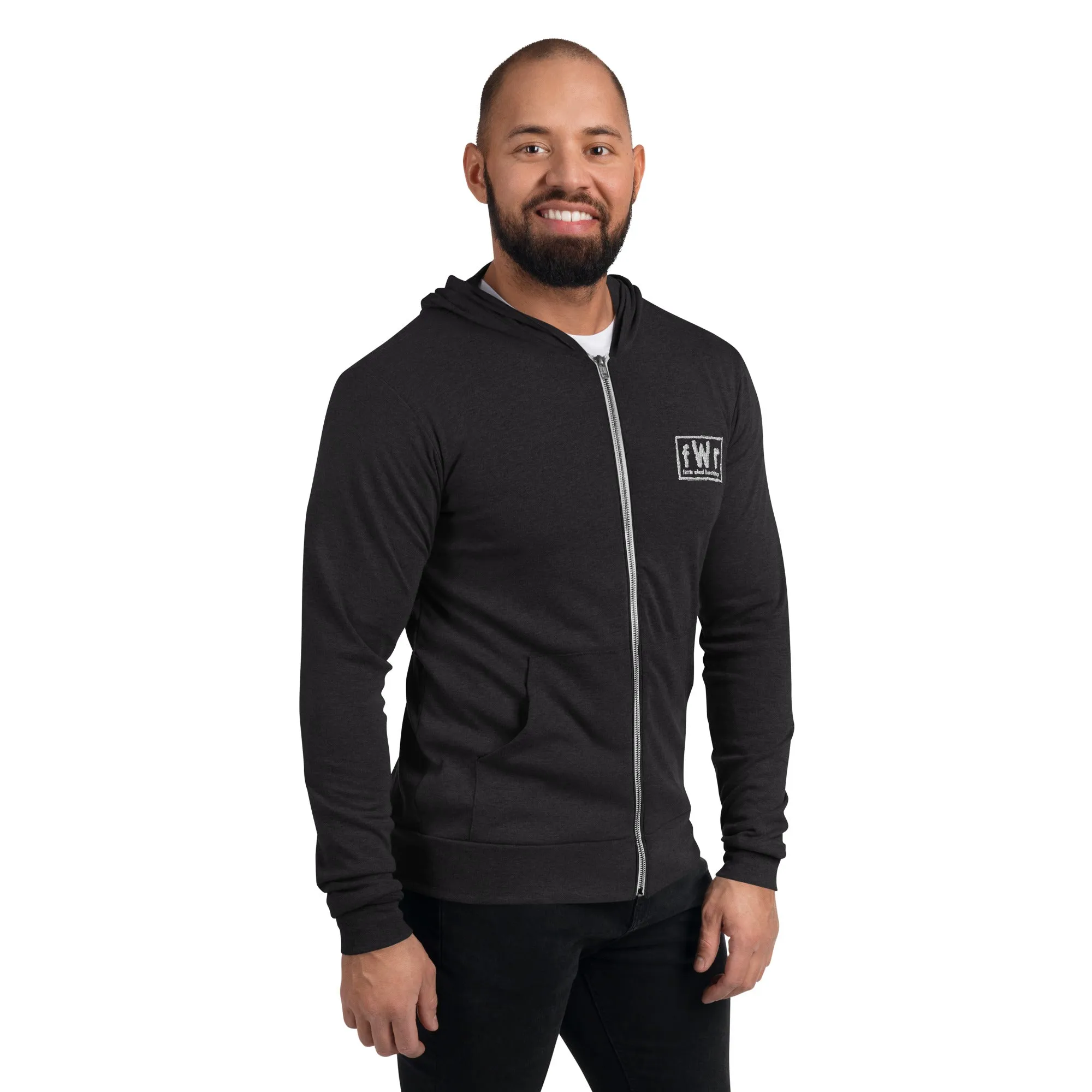 Farris Wheel Unisex Lightweight Zip Hoodie