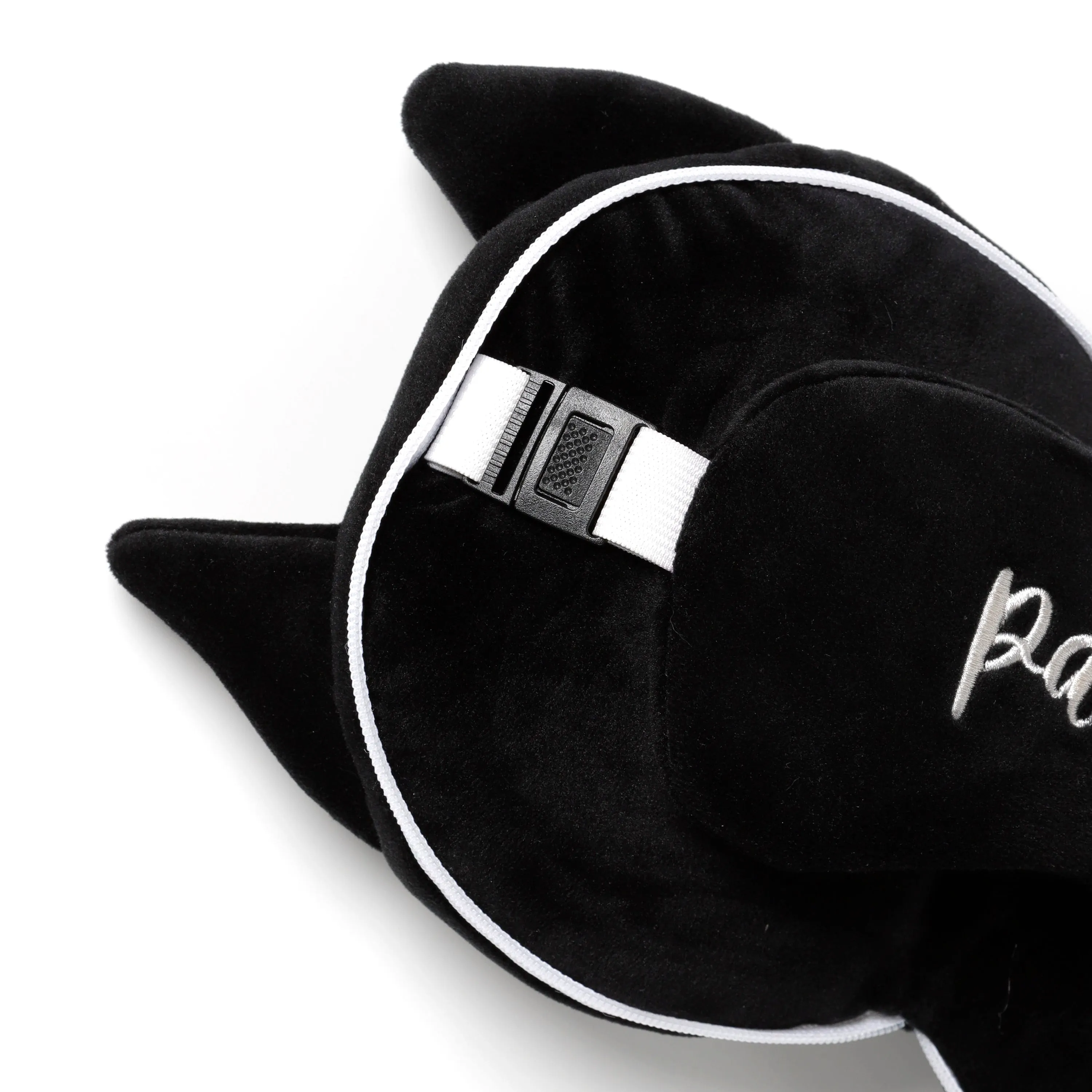 Feline Fine Cat Relaxeazzz Plush Round Travel Pillow & Eye Mask Set