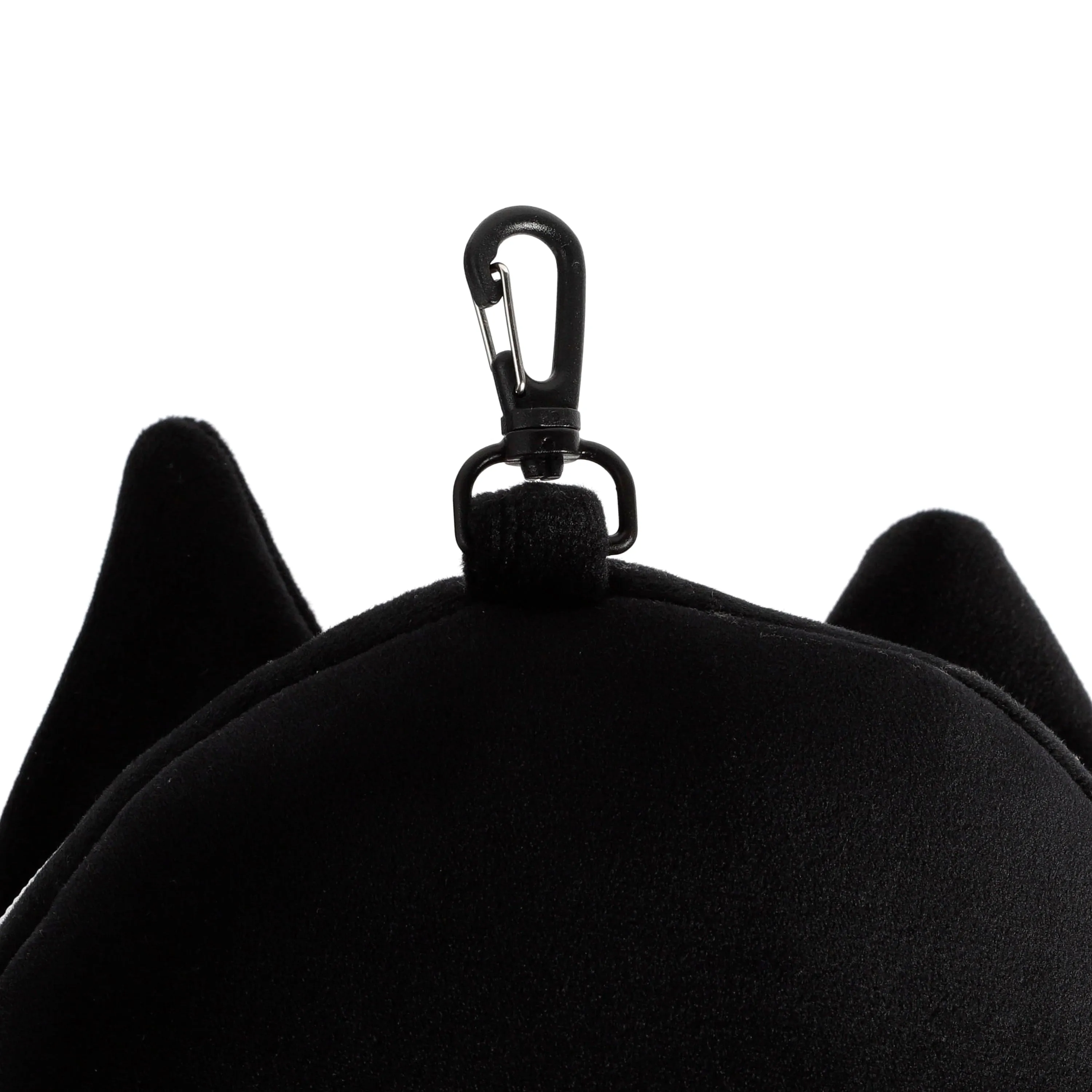 Feline Fine Cat Relaxeazzz Plush Round Travel Pillow & Eye Mask Set