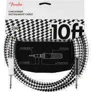 Fender  Pro 10' Instrument Cable, Checkerboard