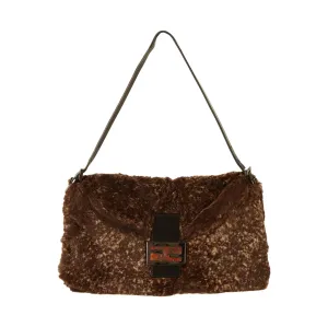 Fendi Brown Fur Mamma Baguette