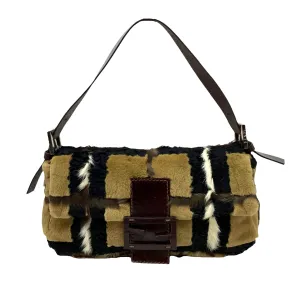 Fendi Fur Logo Baguette