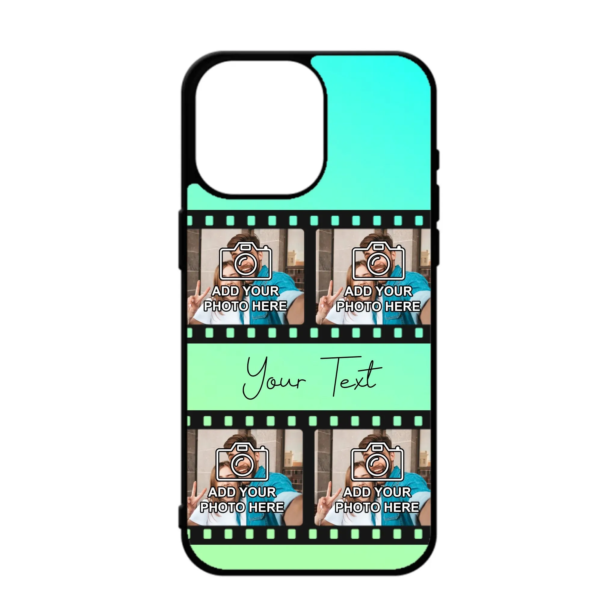 Film Reel No.2 Custom Photos Personalised Rubber TPU Case for iPhone, Samsung & Pixel