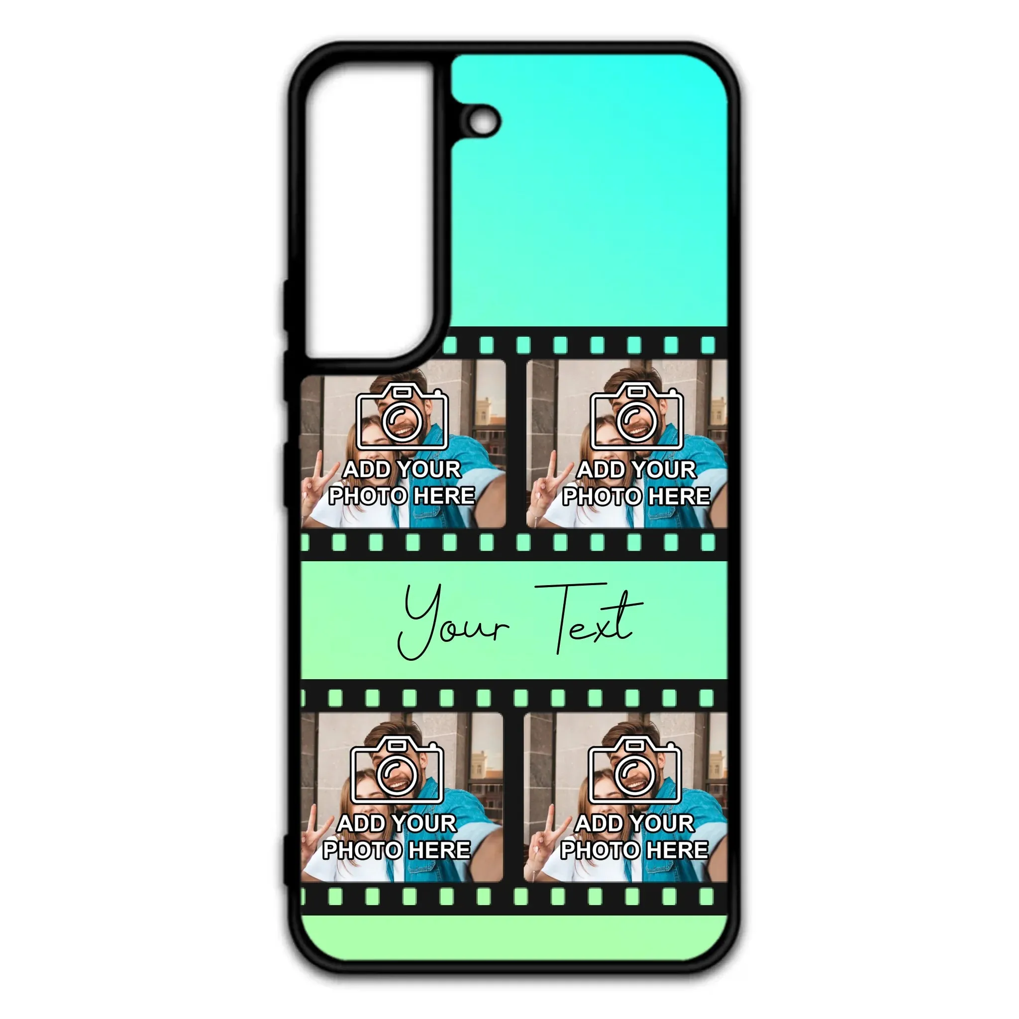 Film Reel No.2 Custom Photos Personalised Rubber TPU Case for iPhone, Samsung & Pixel