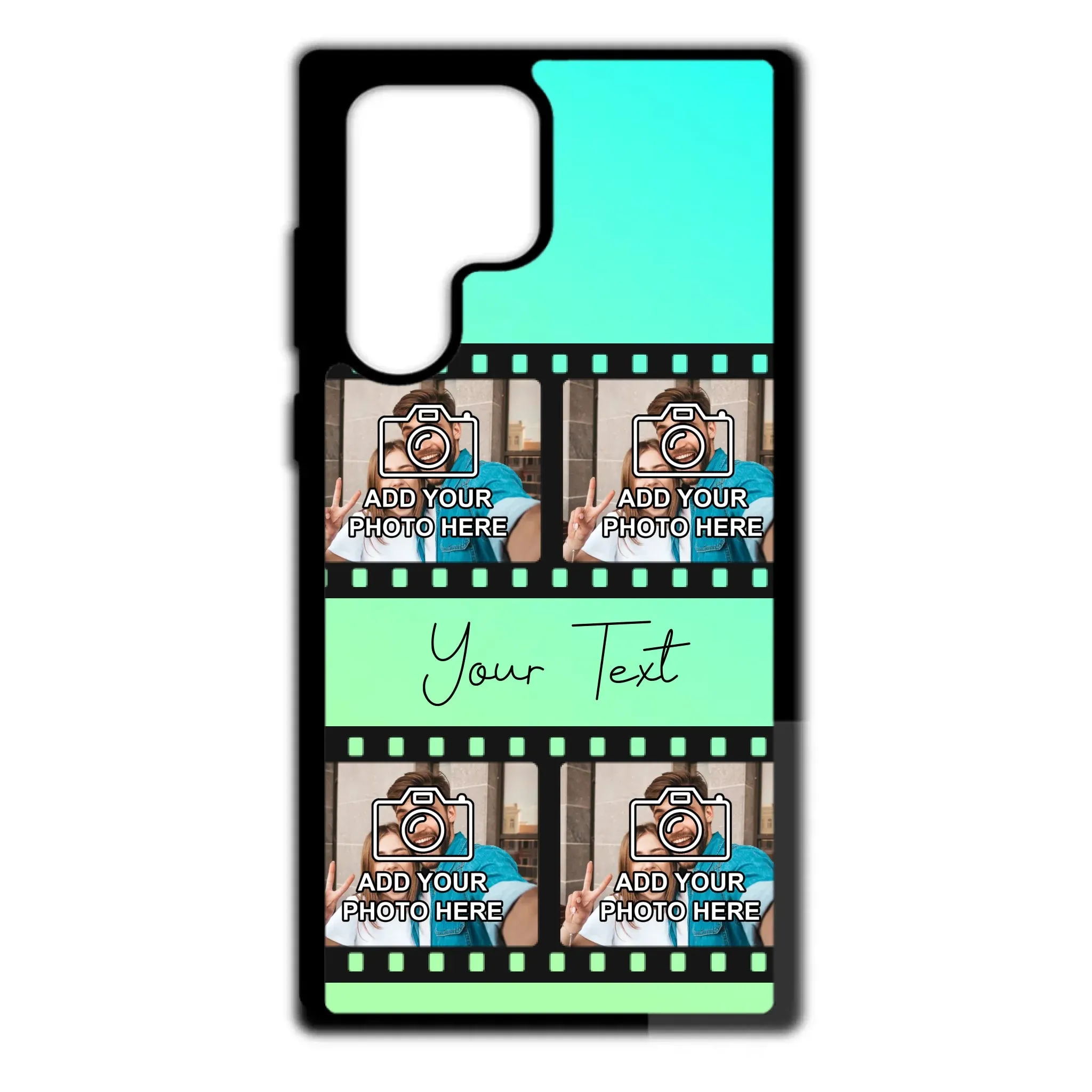 Film Reel No.2 Custom Photos Personalised Rubber TPU Case for iPhone, Samsung & Pixel