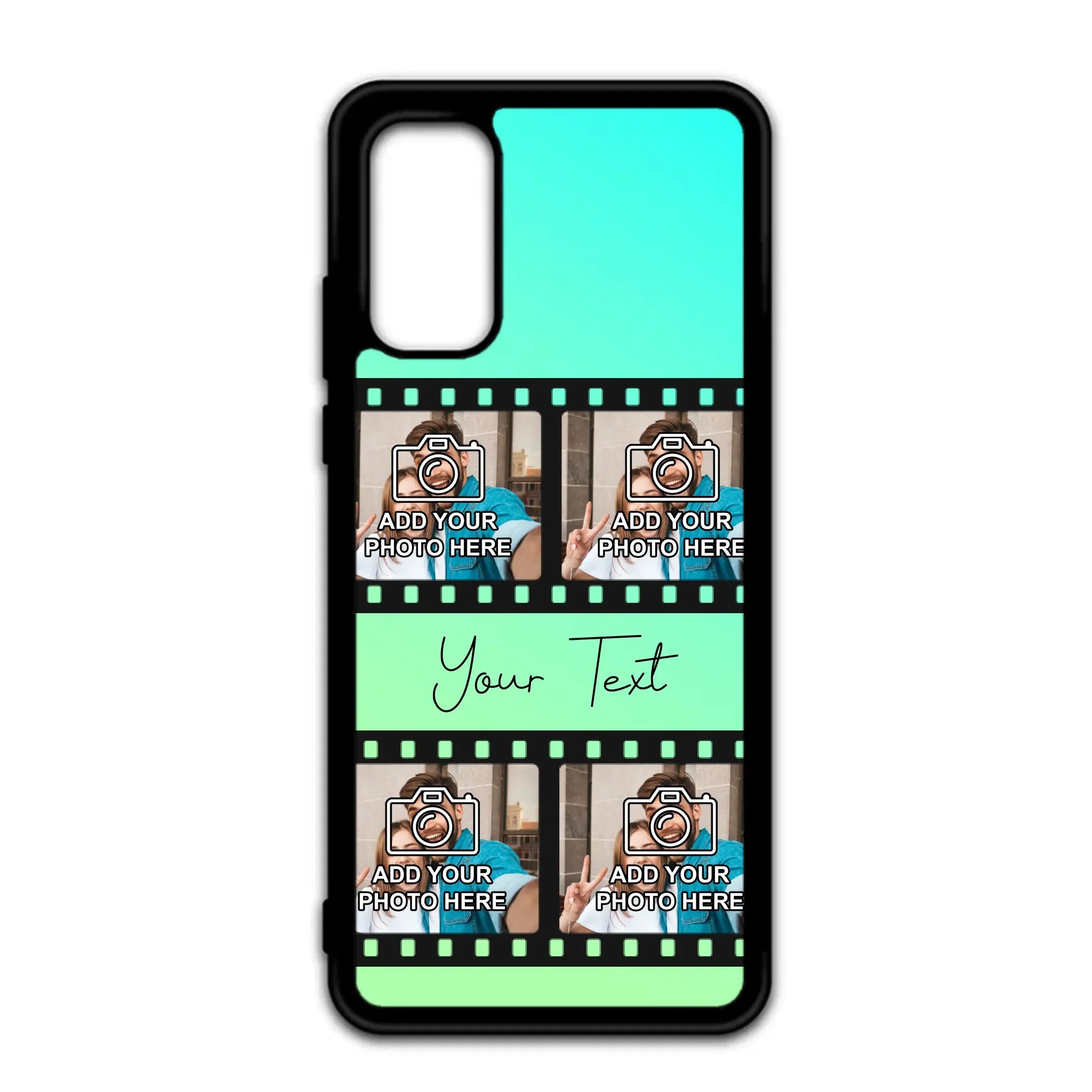 Film Reel No.2 Custom Photos Personalised Rubber TPU Case for iPhone, Samsung & Pixel