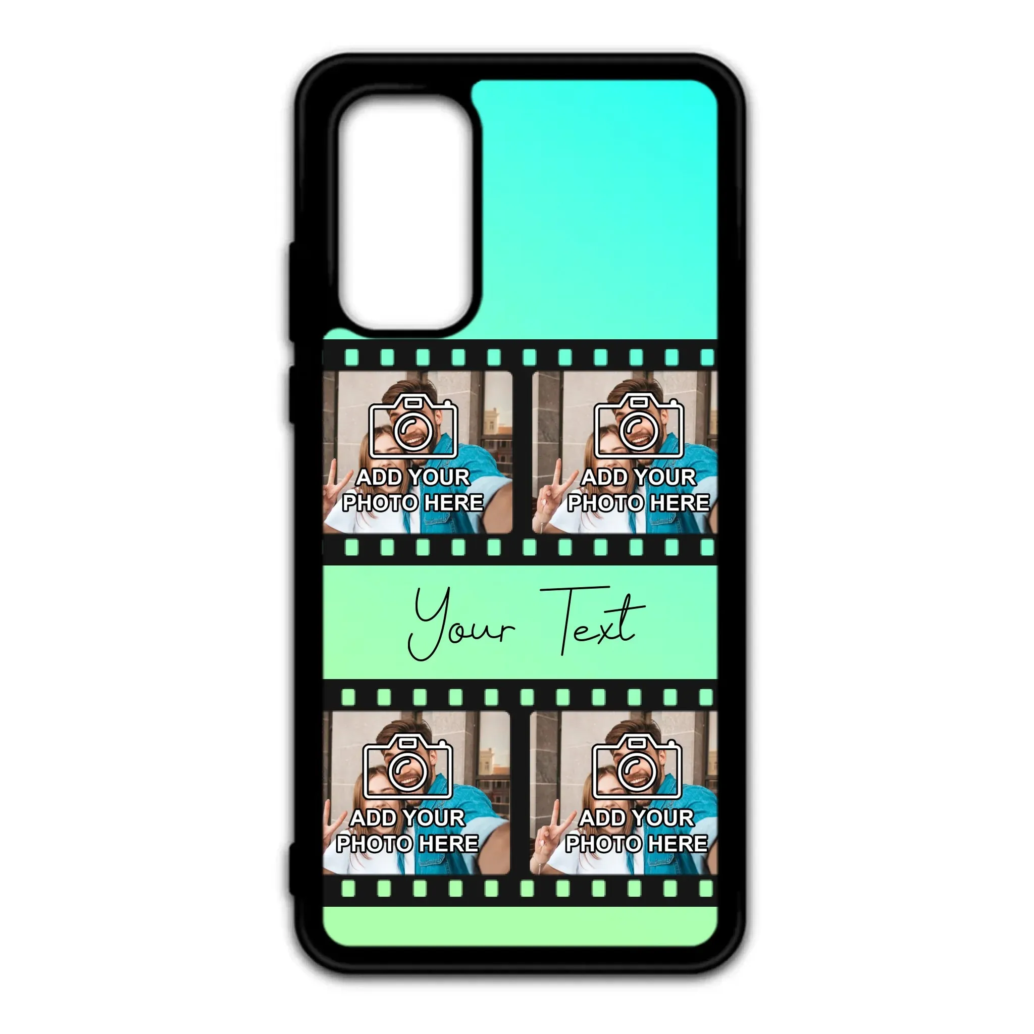 Film Reel No.2 Custom Photos Personalised Rubber TPU Case for iPhone, Samsung & Pixel