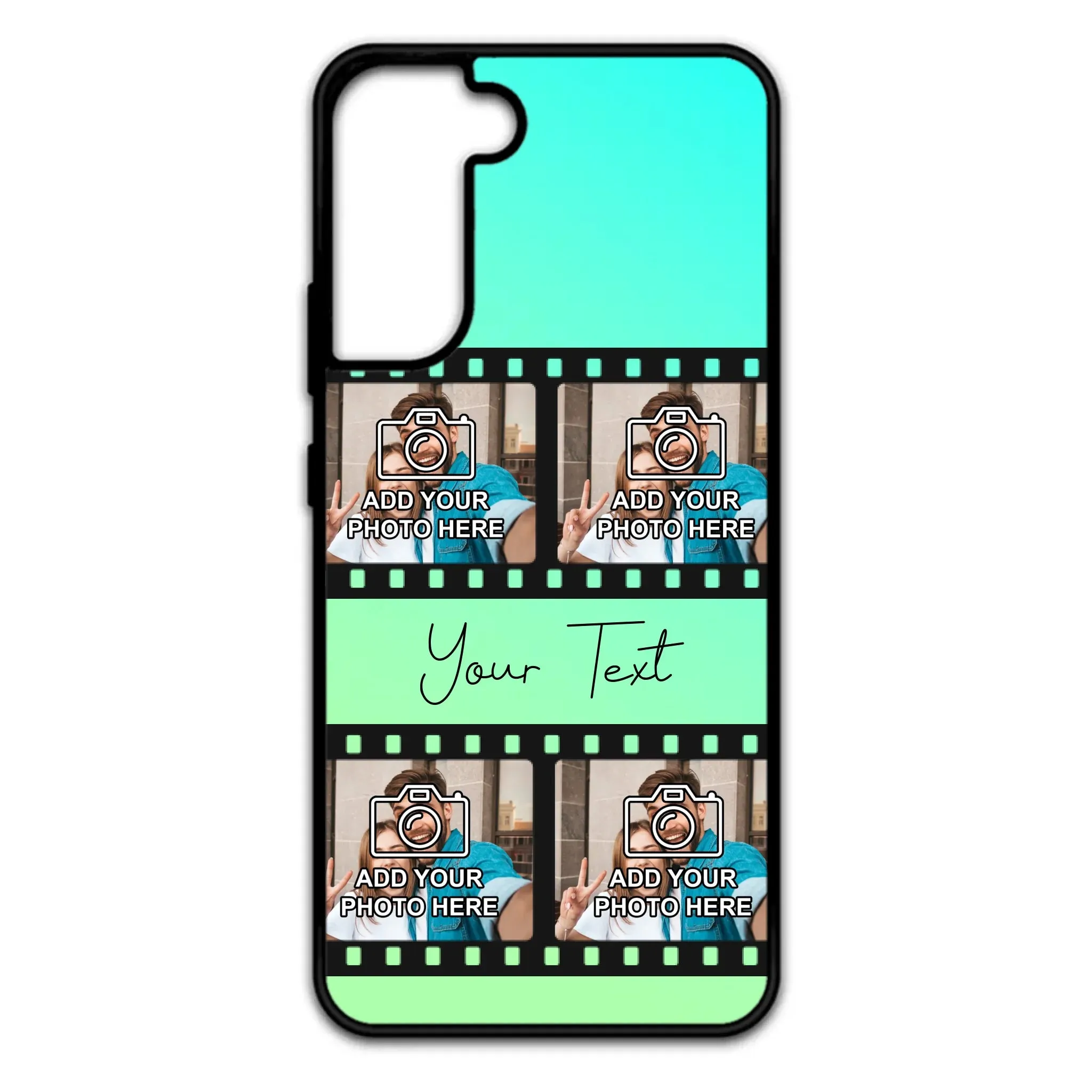 Film Reel No.2 Custom Photos Personalised Rubber TPU Case for iPhone, Samsung & Pixel