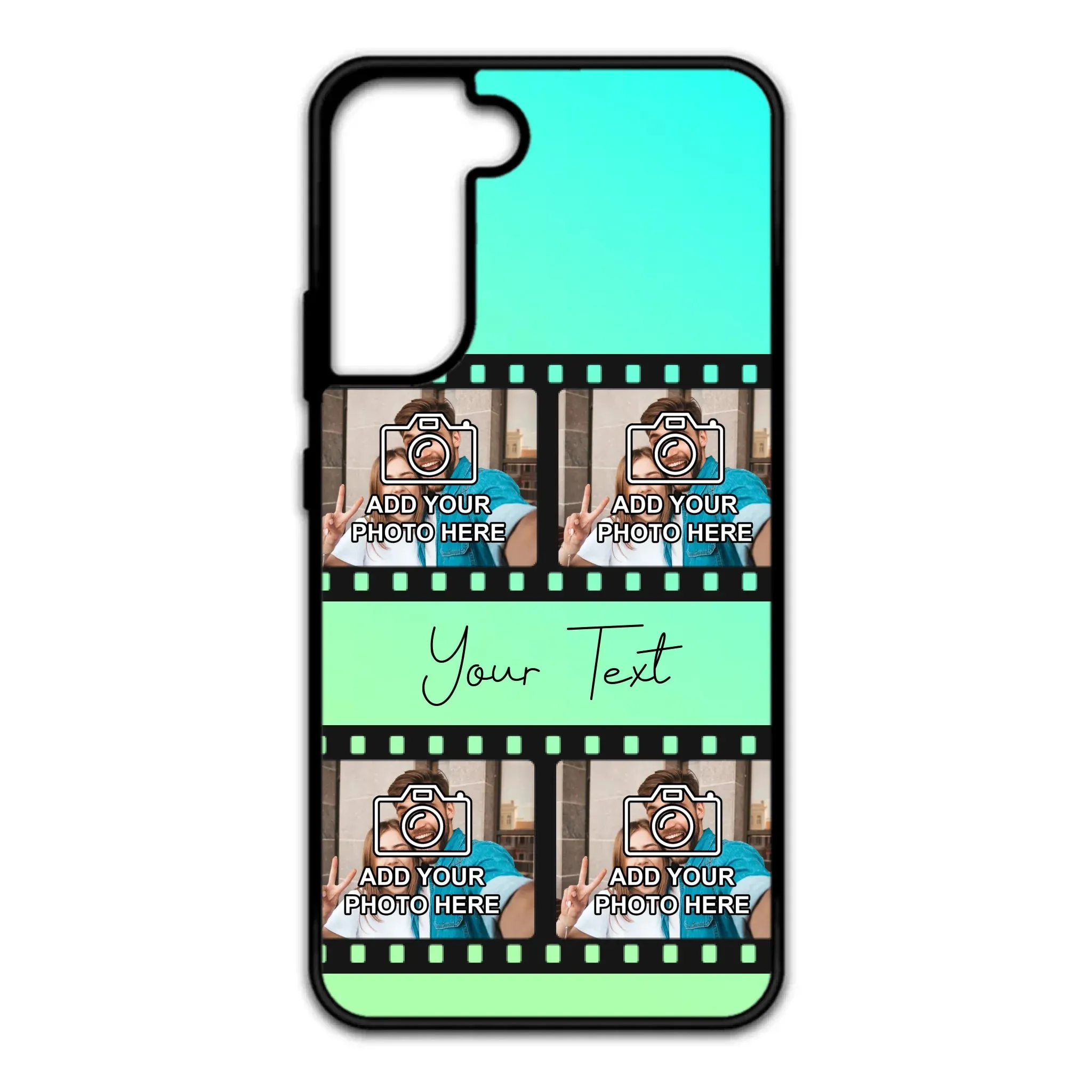 Film Reel No.2 Custom Photos Personalised Rubber TPU Case for iPhone, Samsung & Pixel