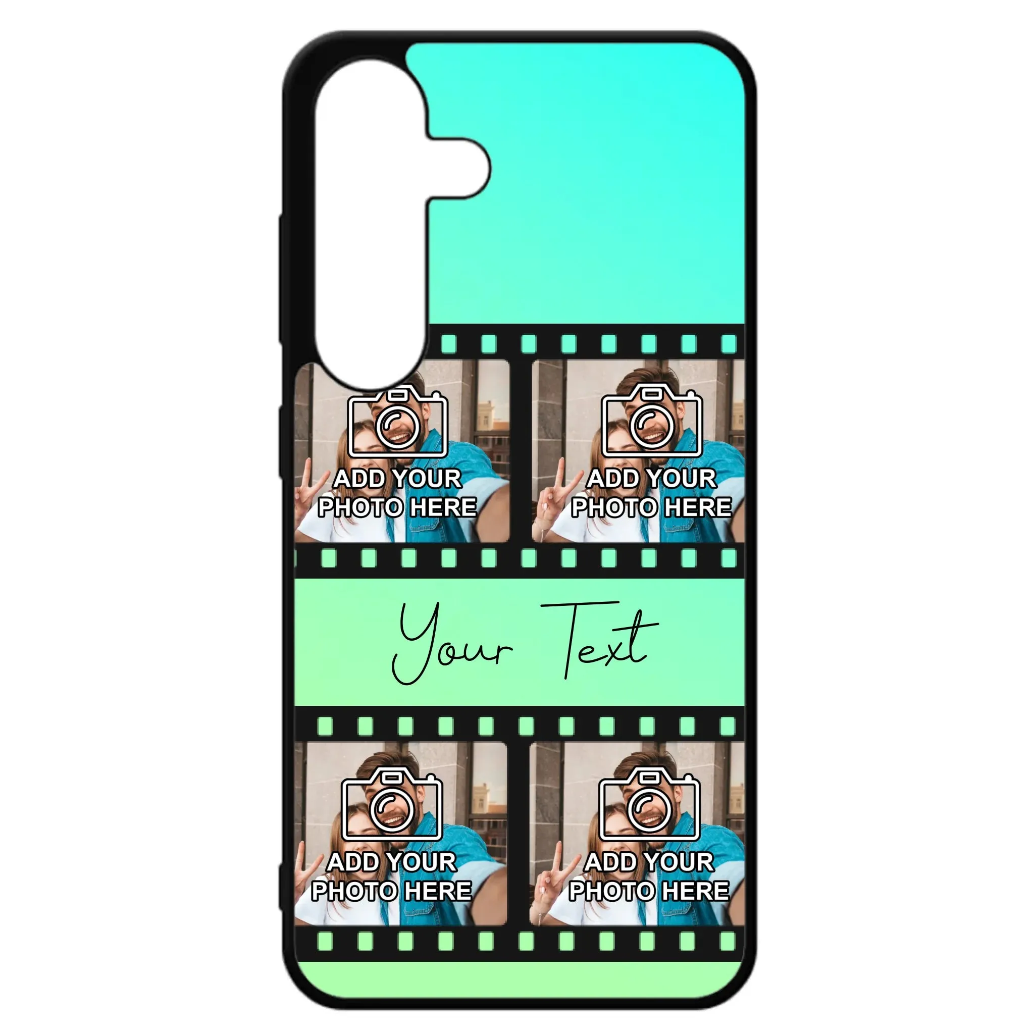 Film Reel No.2 Custom Photos Personalised Rubber TPU Case for iPhone, Samsung & Pixel