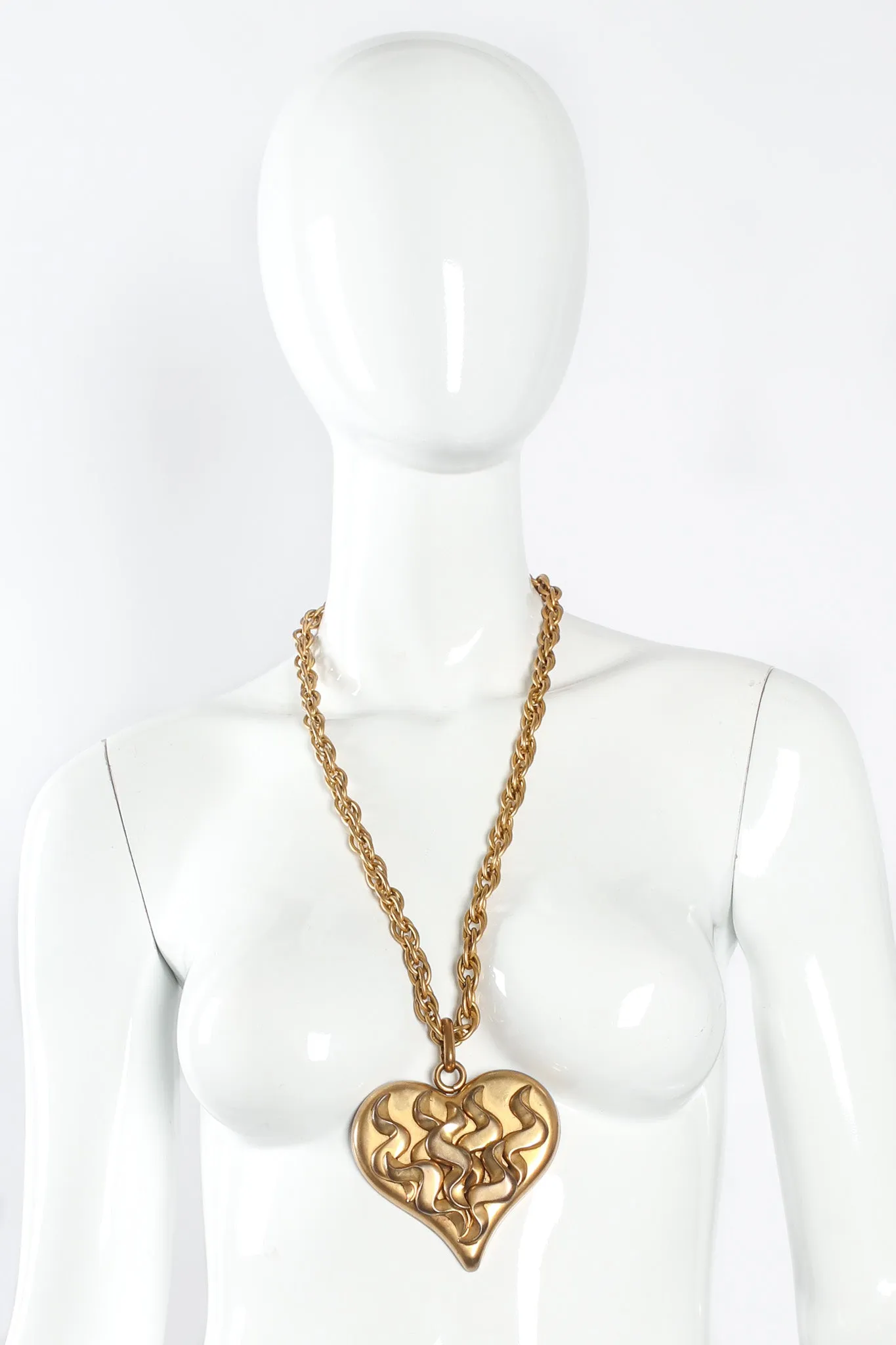 Flaming Love Pendant Necklace