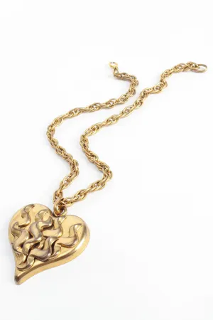 Flaming Love Pendant Necklace