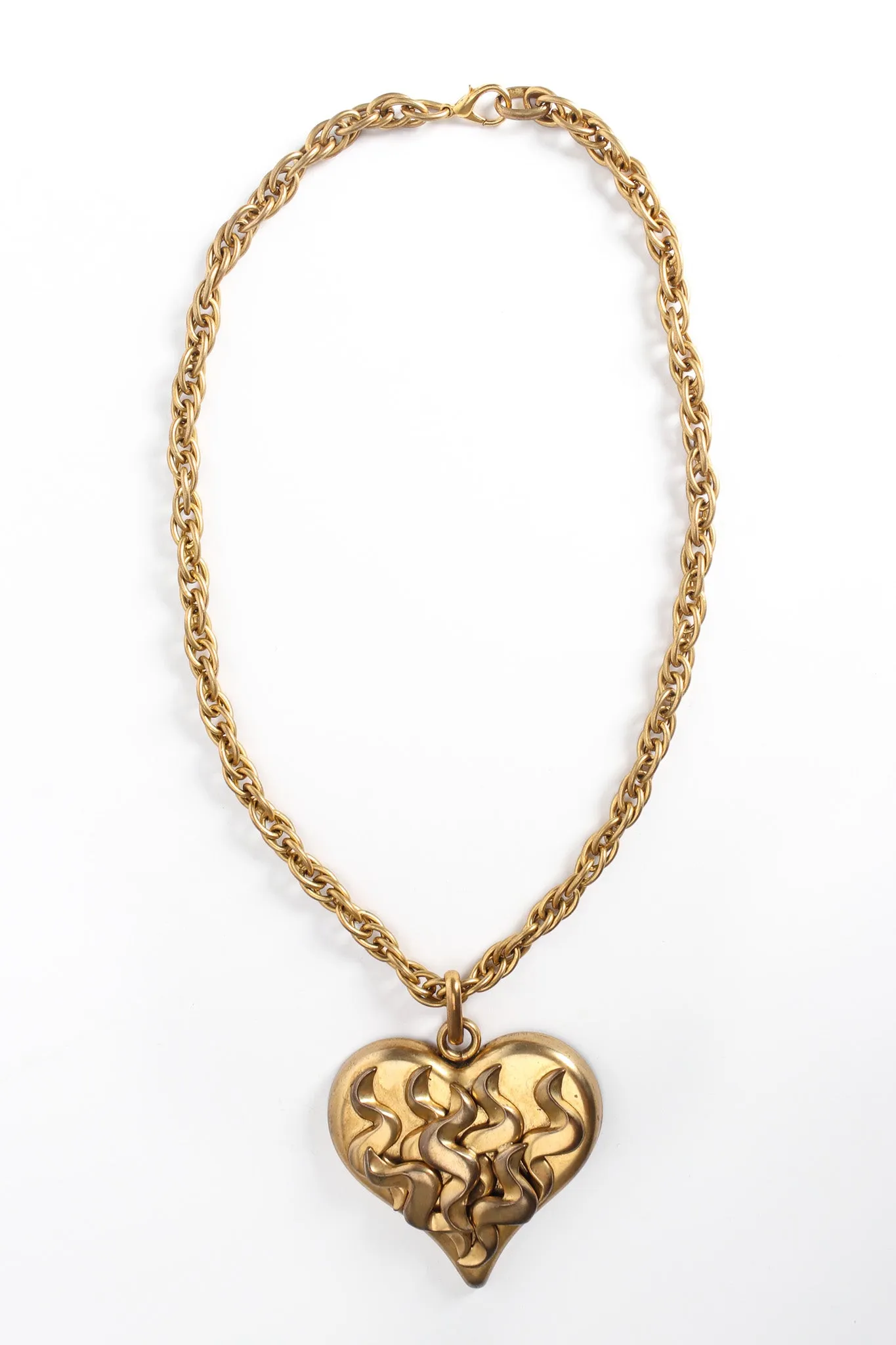 Flaming Love Pendant Necklace