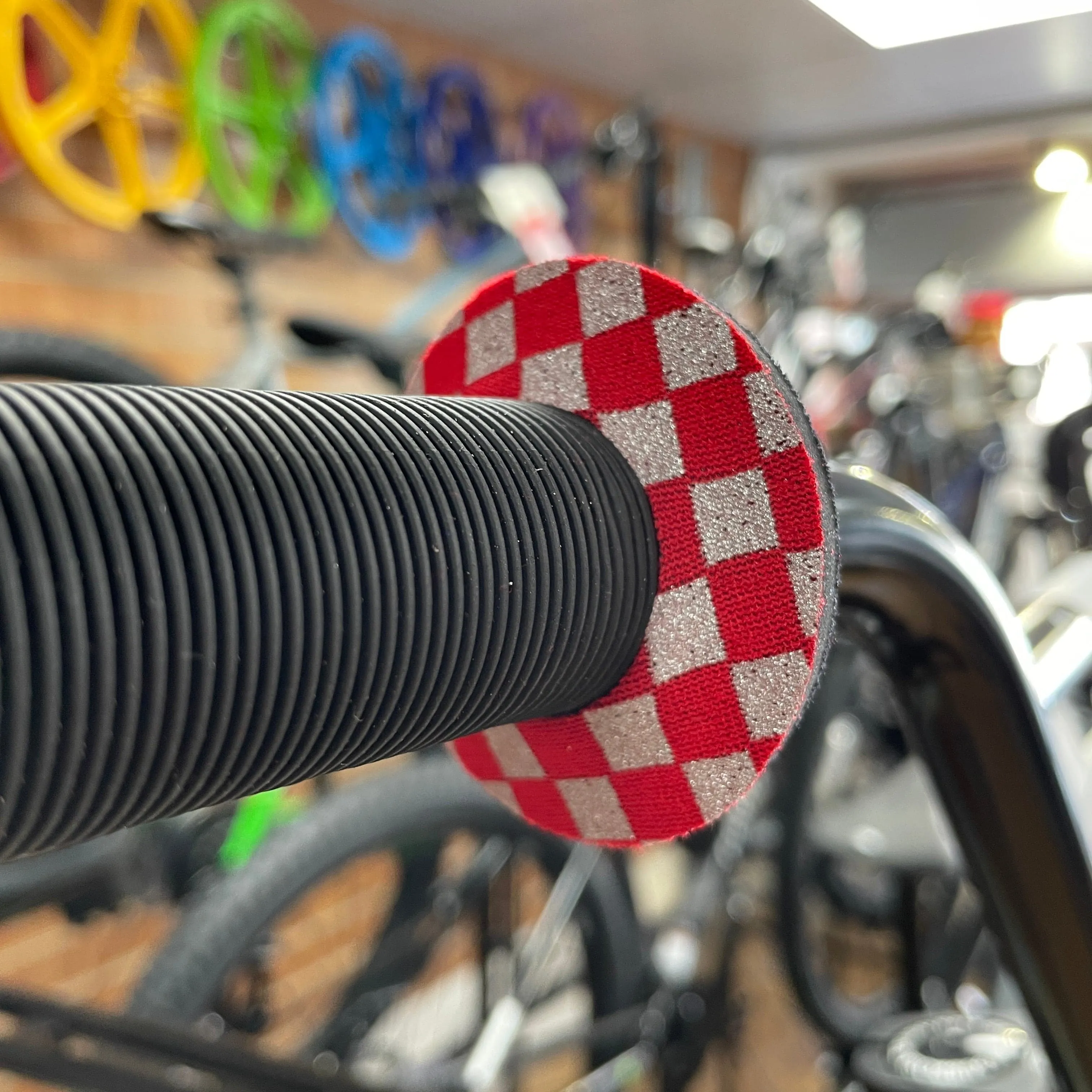 Flite Grip Donuts Anodised Checkers