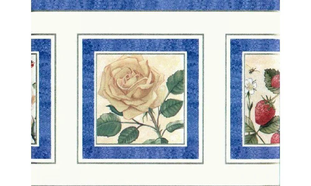 Floral DG2131B Wallpaper Border
