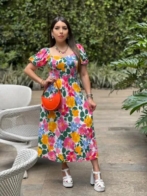 Floral Midi Dress