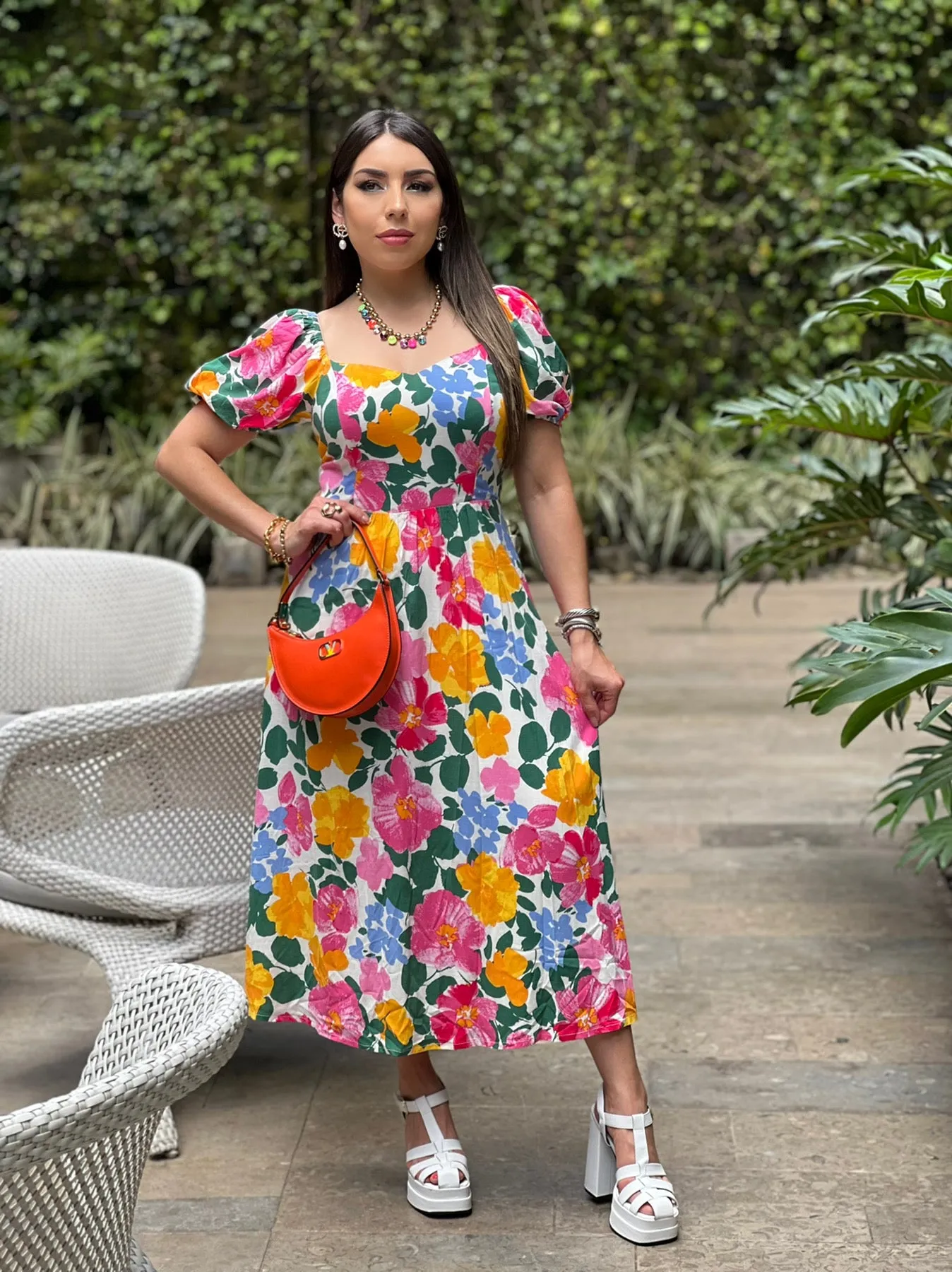 Floral Midi Dress