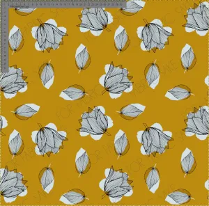 Floral on Mustard -EXCLUSIVE  - Custom Pre-order