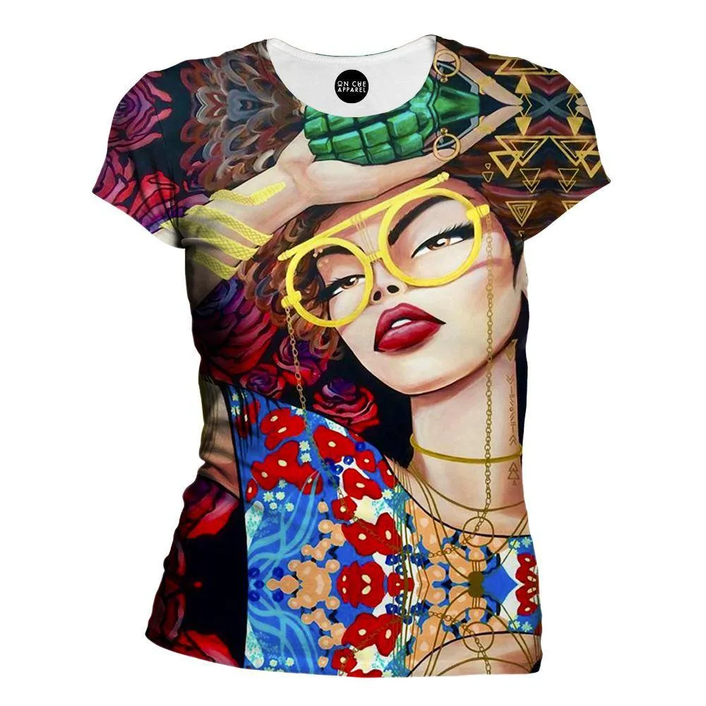 Flower Bomb Womens T-Shirt