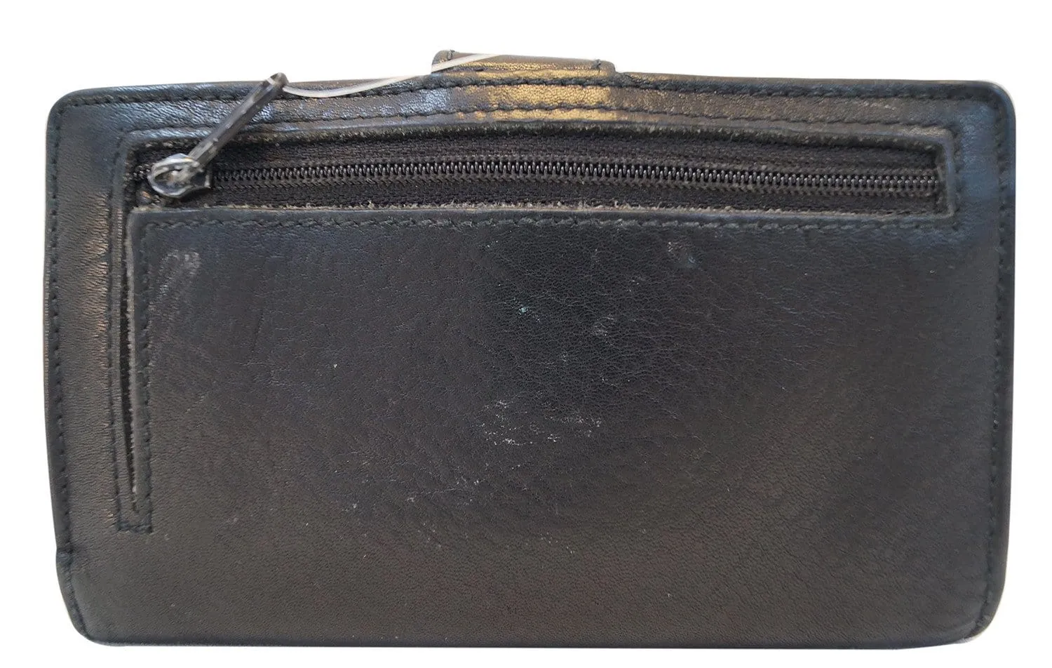 FOSSIL Trifold Black Leather Wallet - Final Call