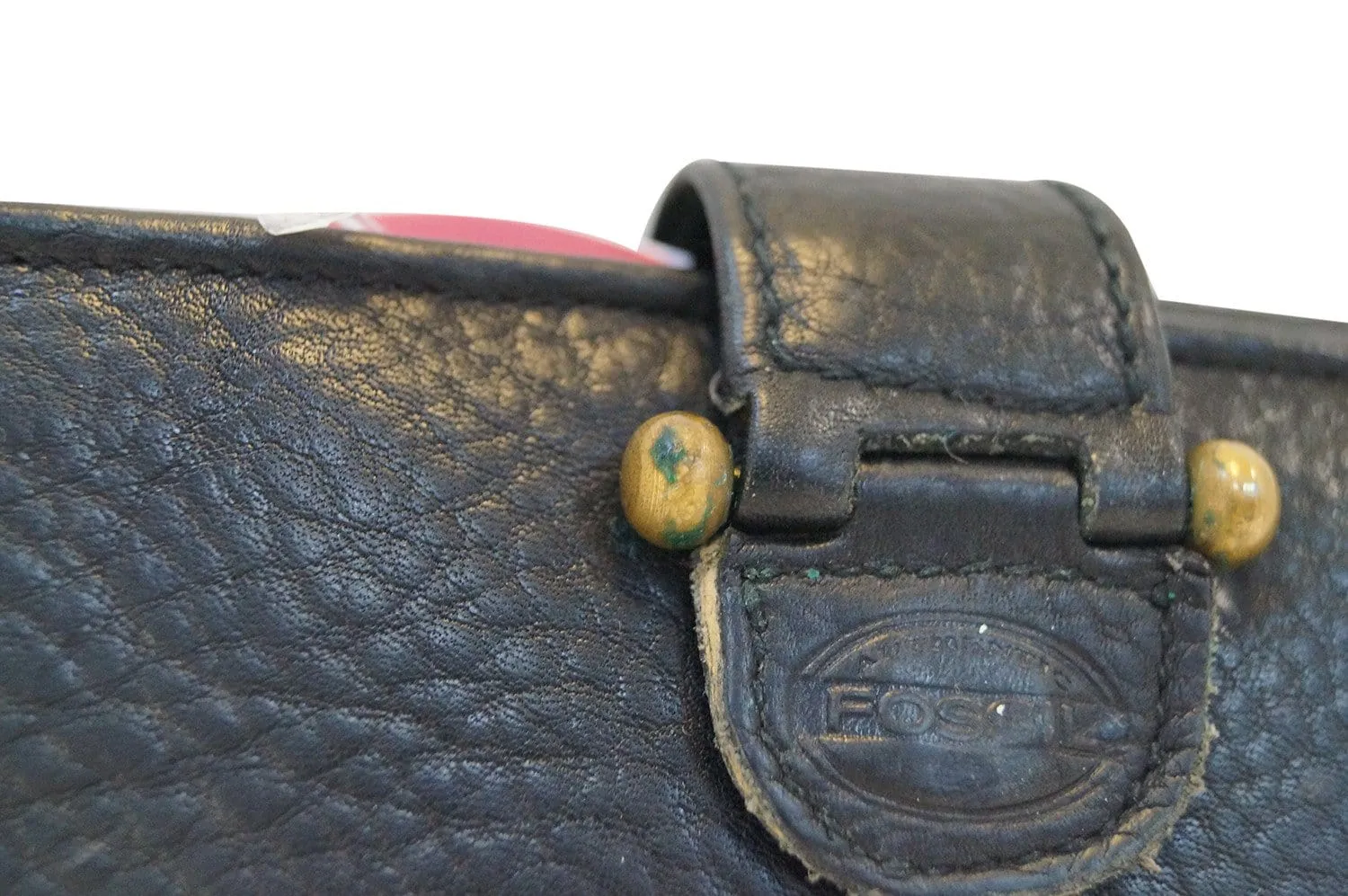 FOSSIL Trifold Black Leather Wallet - Final Call