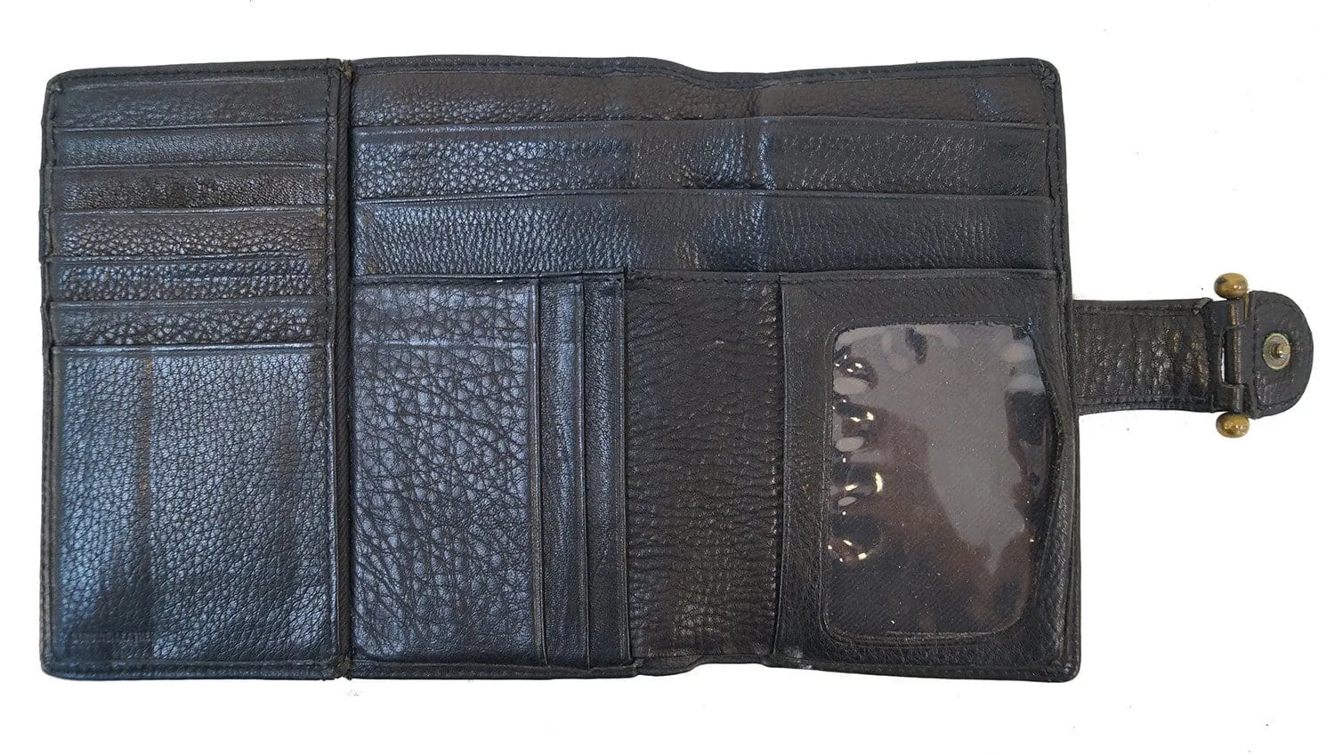 FOSSIL Trifold Black Leather Wallet - Final Call