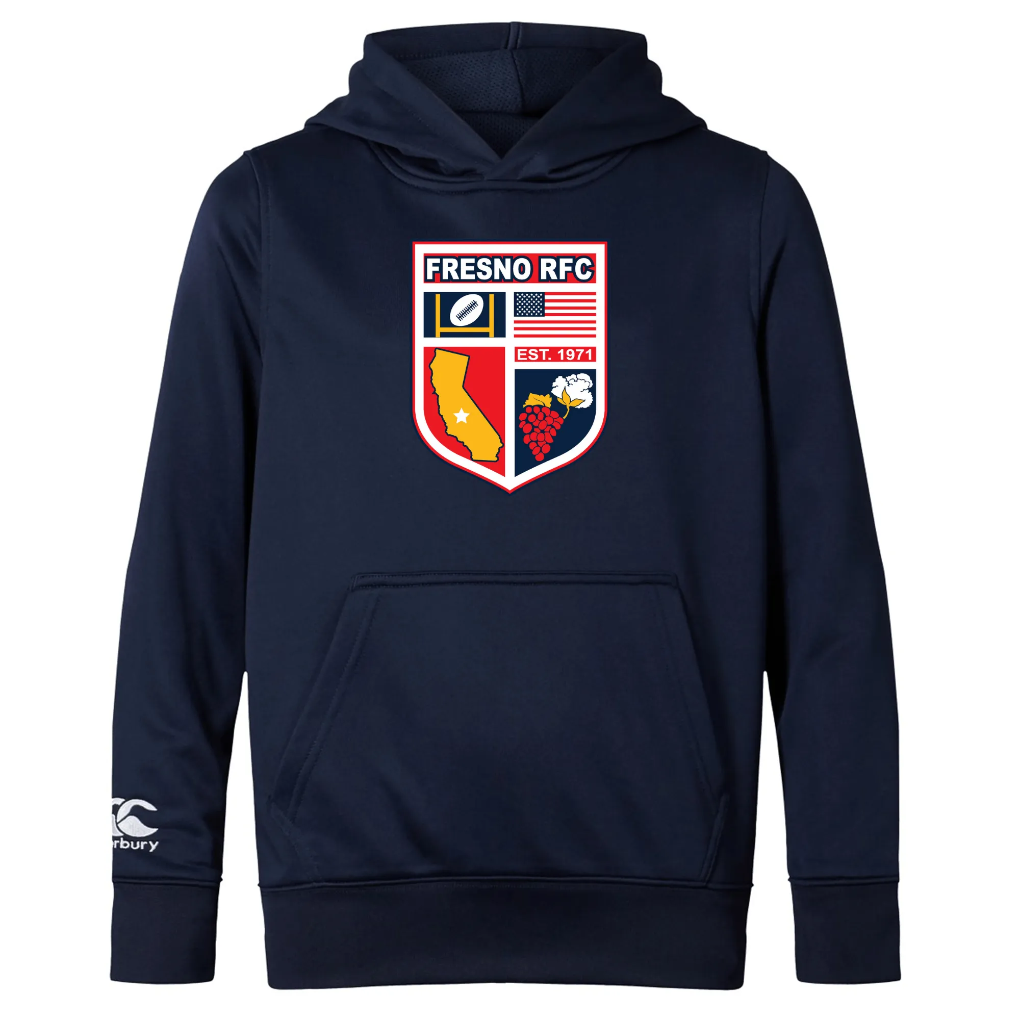 Fresno RFC Club Lightweight Hoodie by Canterbury