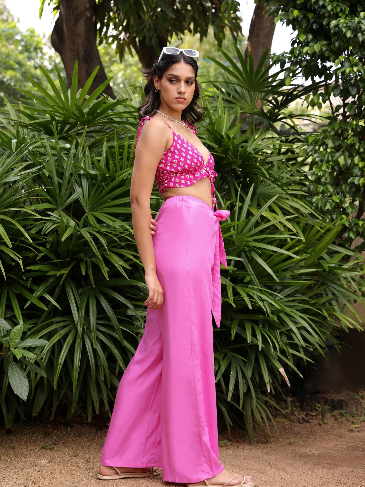 Frill Detailed Bustier Top