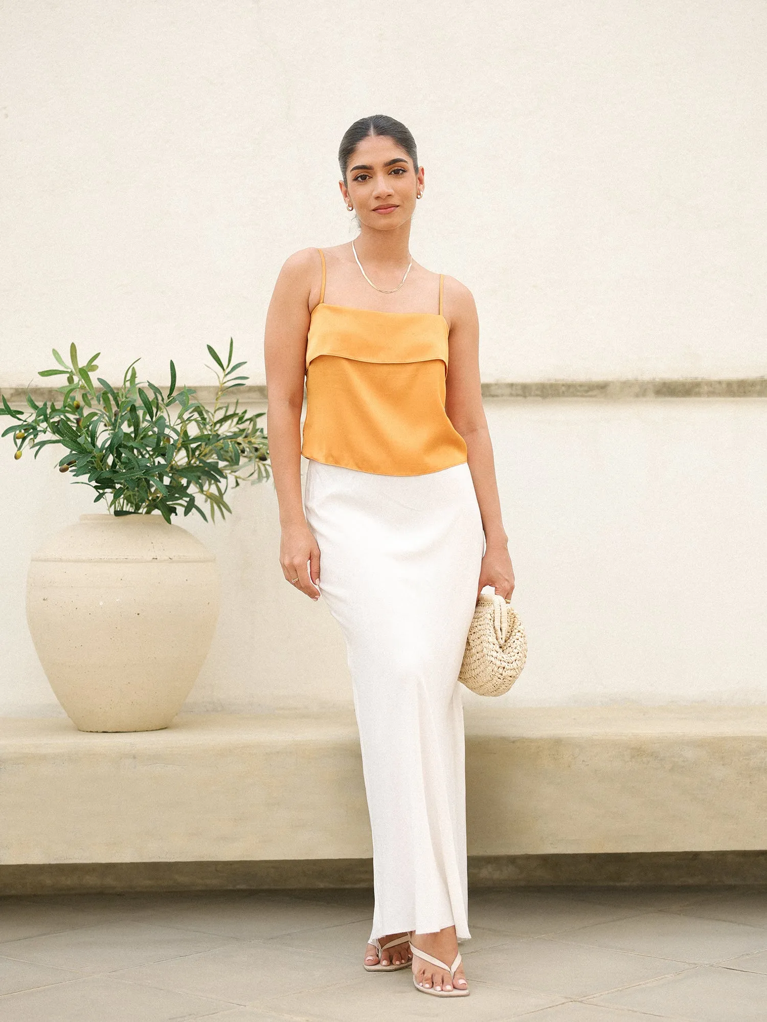 Frill Detailed Cami Top