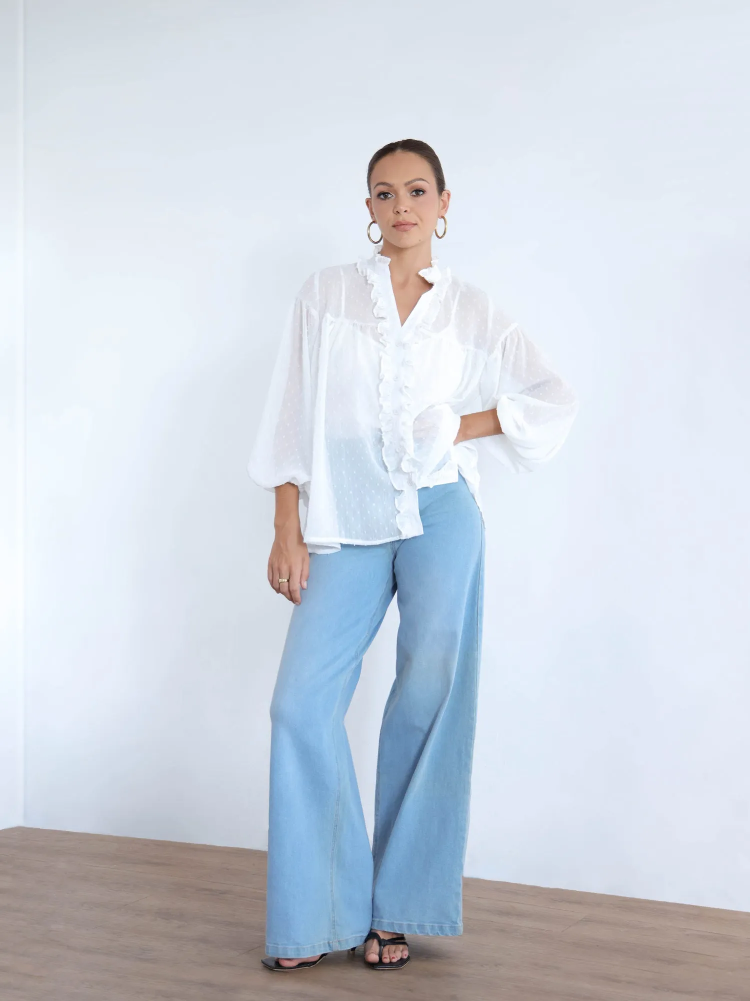Frill Detailed   Top