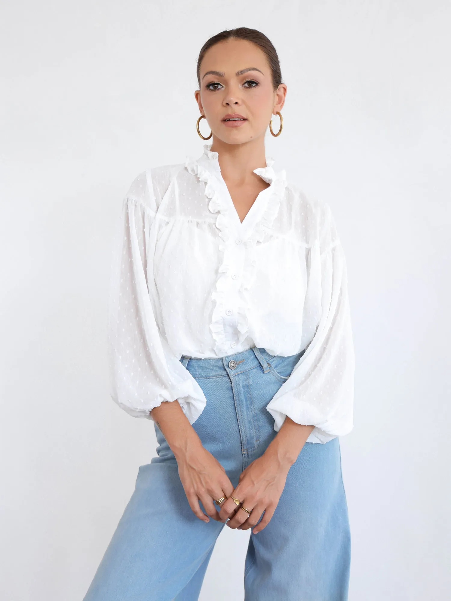 Frill Detailed   Top