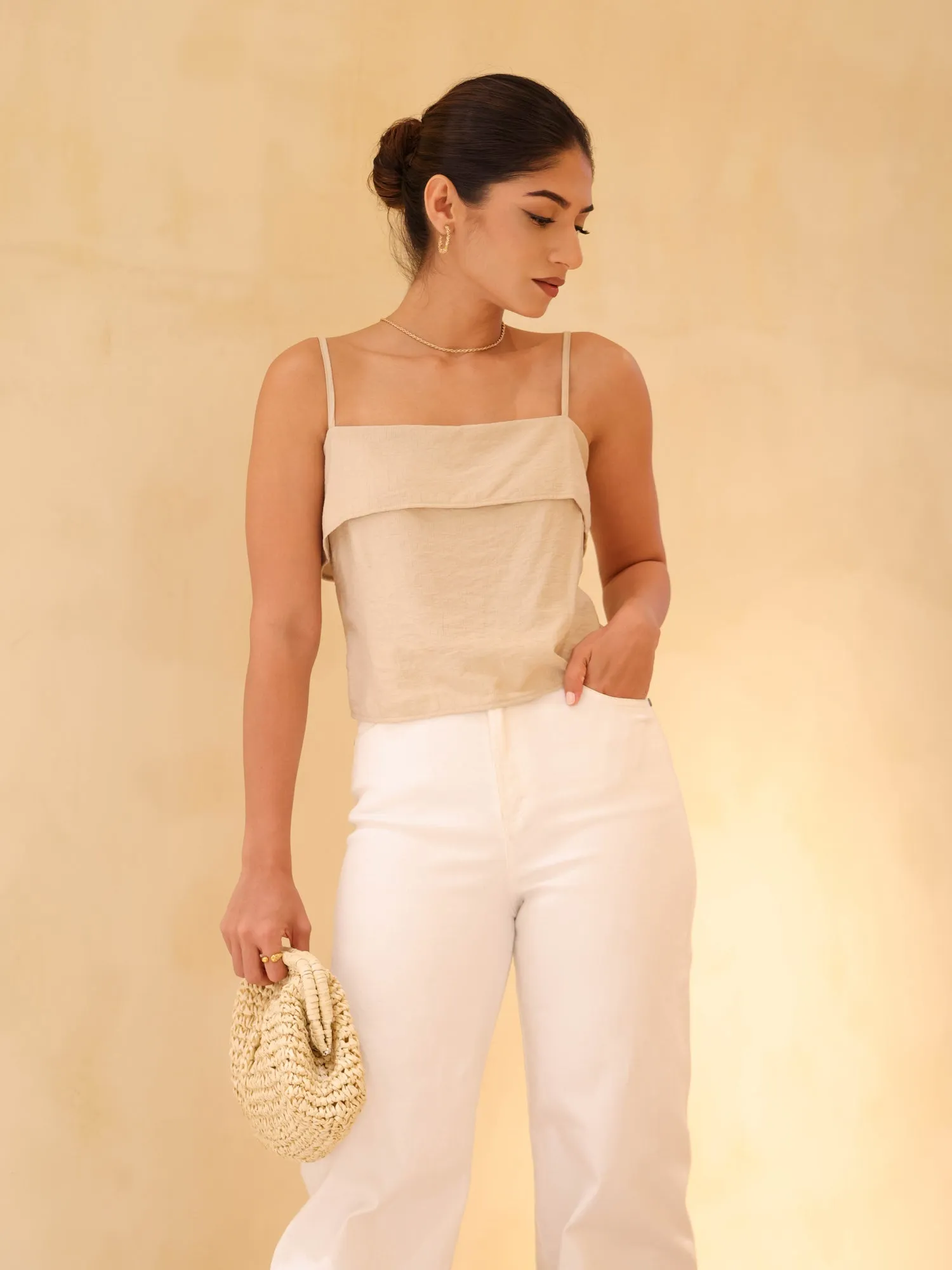 Frilll Detailed Cami Top