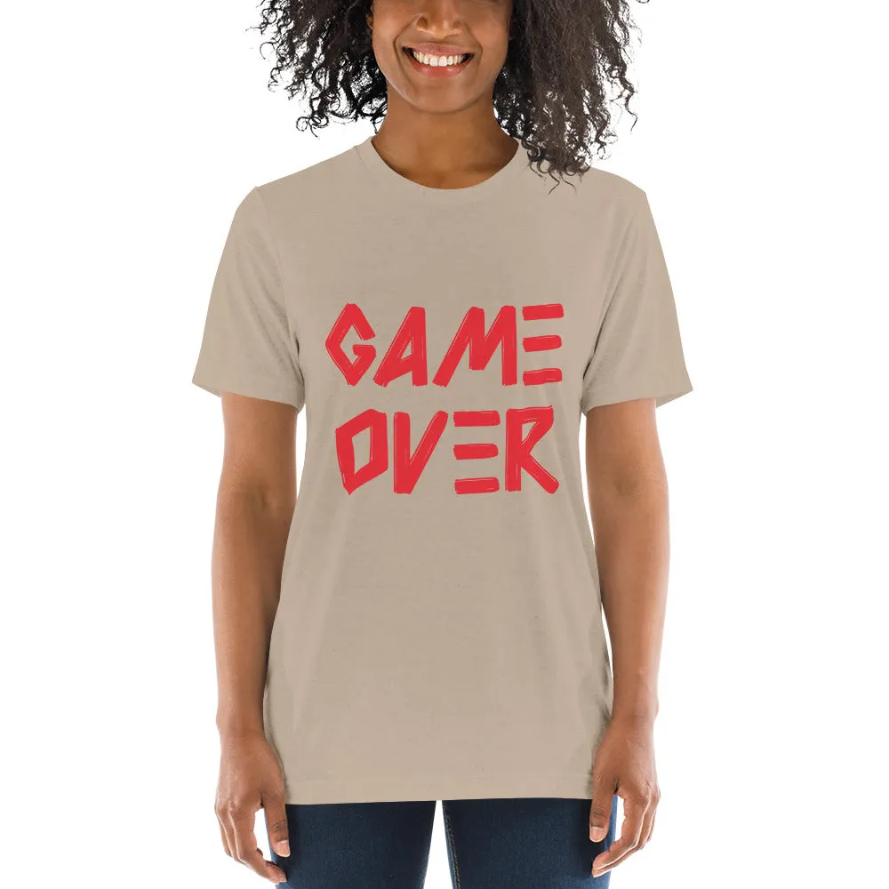 Game Over Premium Tri-Blend T-Shirt