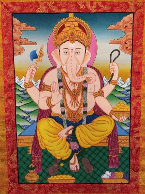 Ganesh Thangka