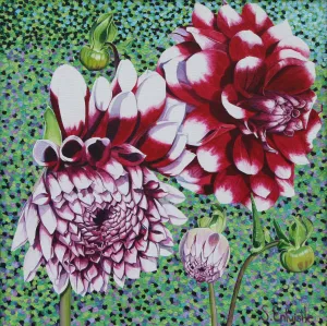 Garden Dahlia Card