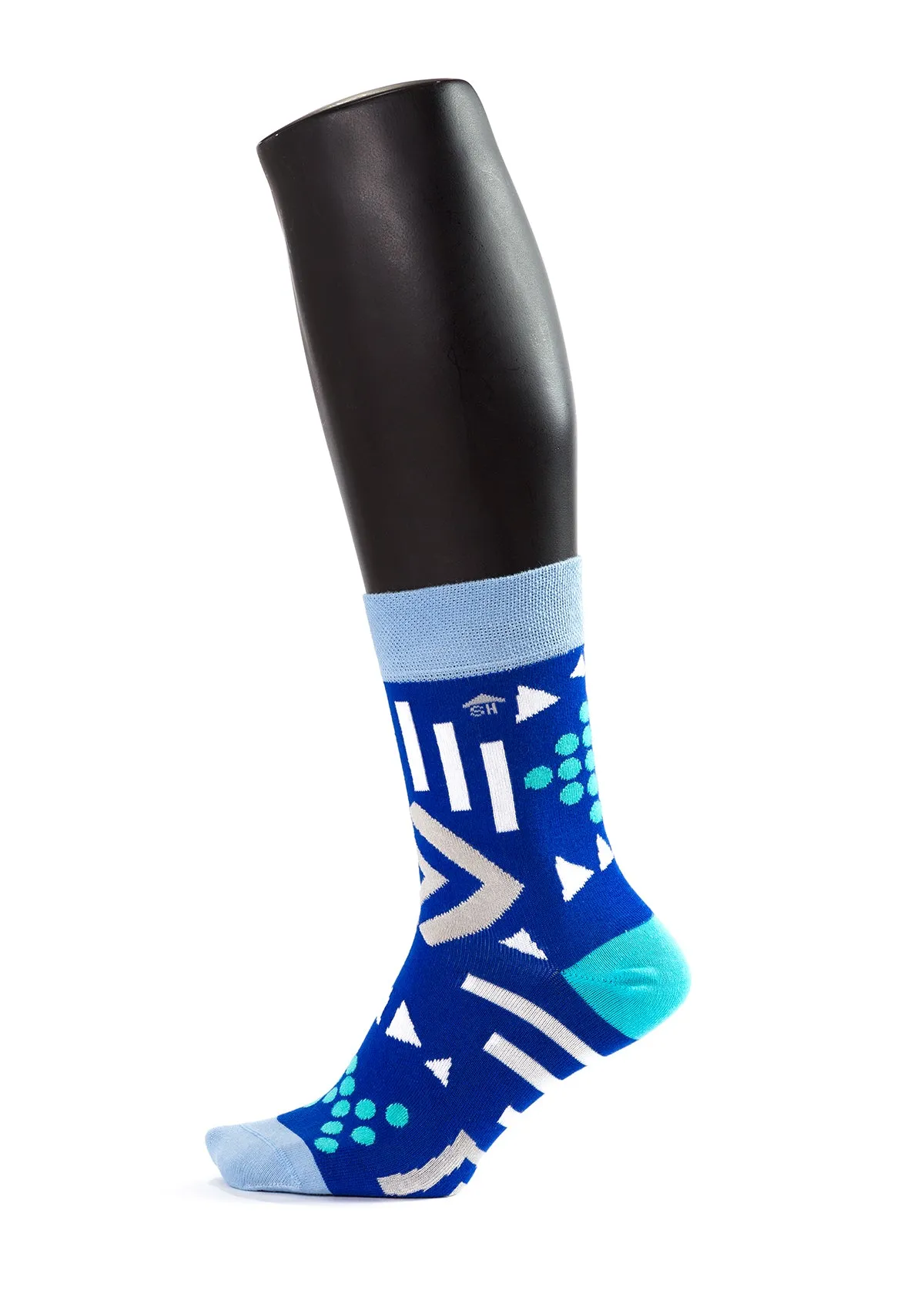 Geometrical Shapes Design Men Bamboo Socks