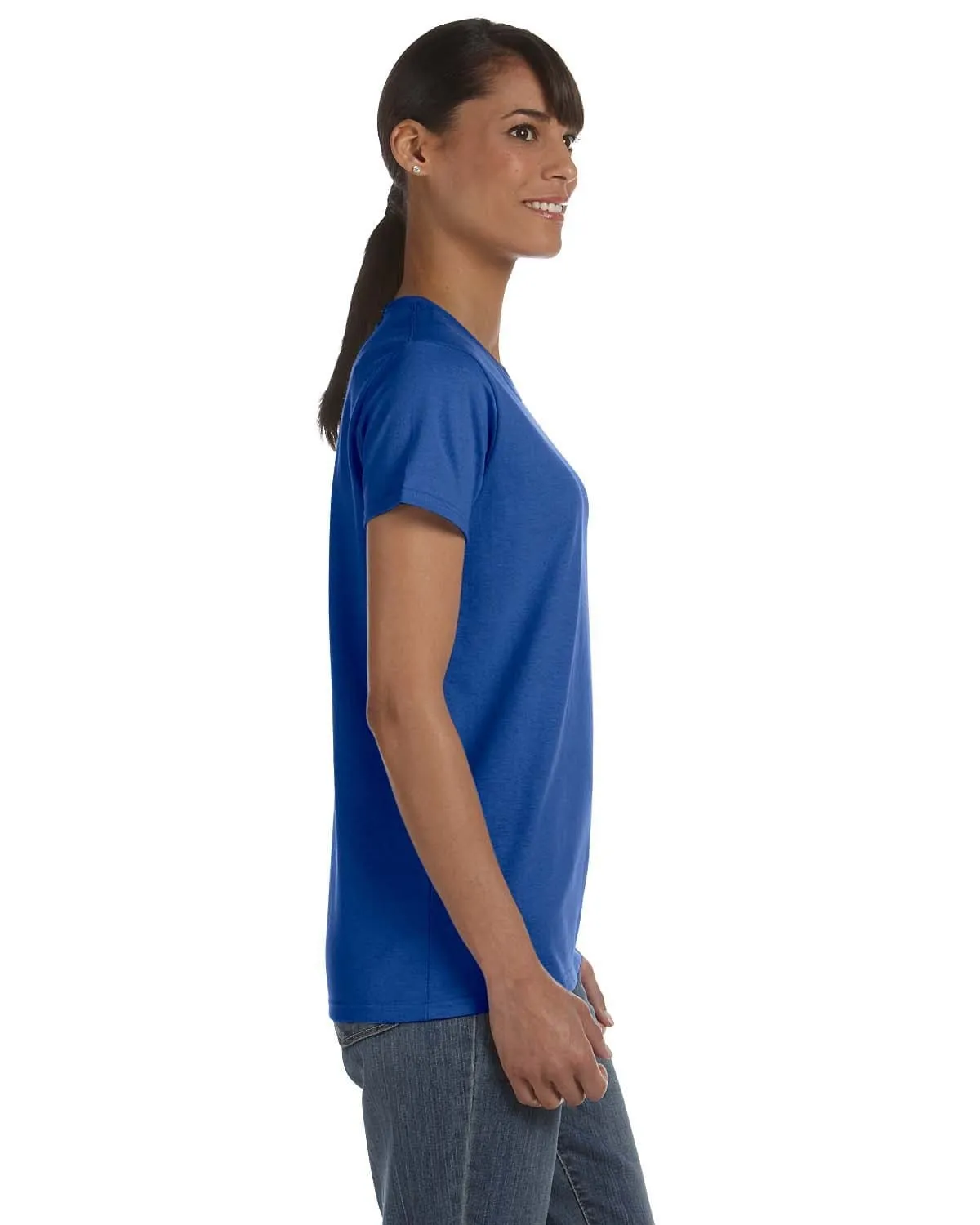 Gildan Ladies Lightweight 100% Cotton T-Shirt | Royal