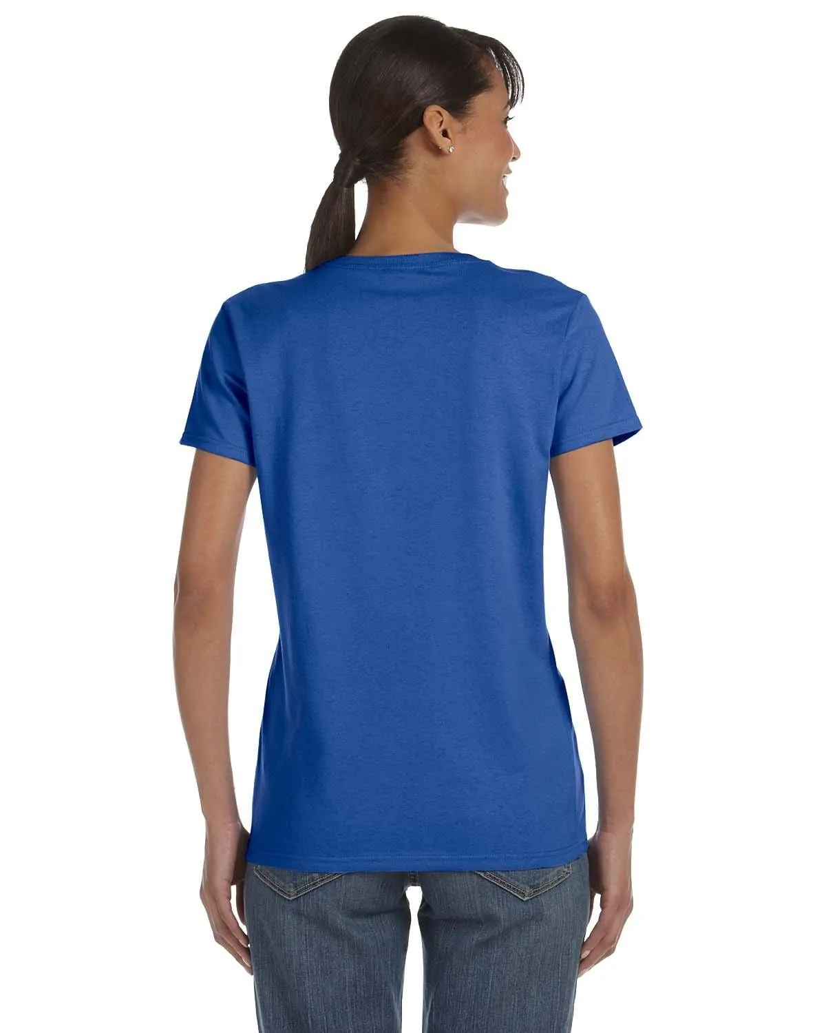 Gildan Ladies Lightweight 100% Cotton T-Shirt | Royal