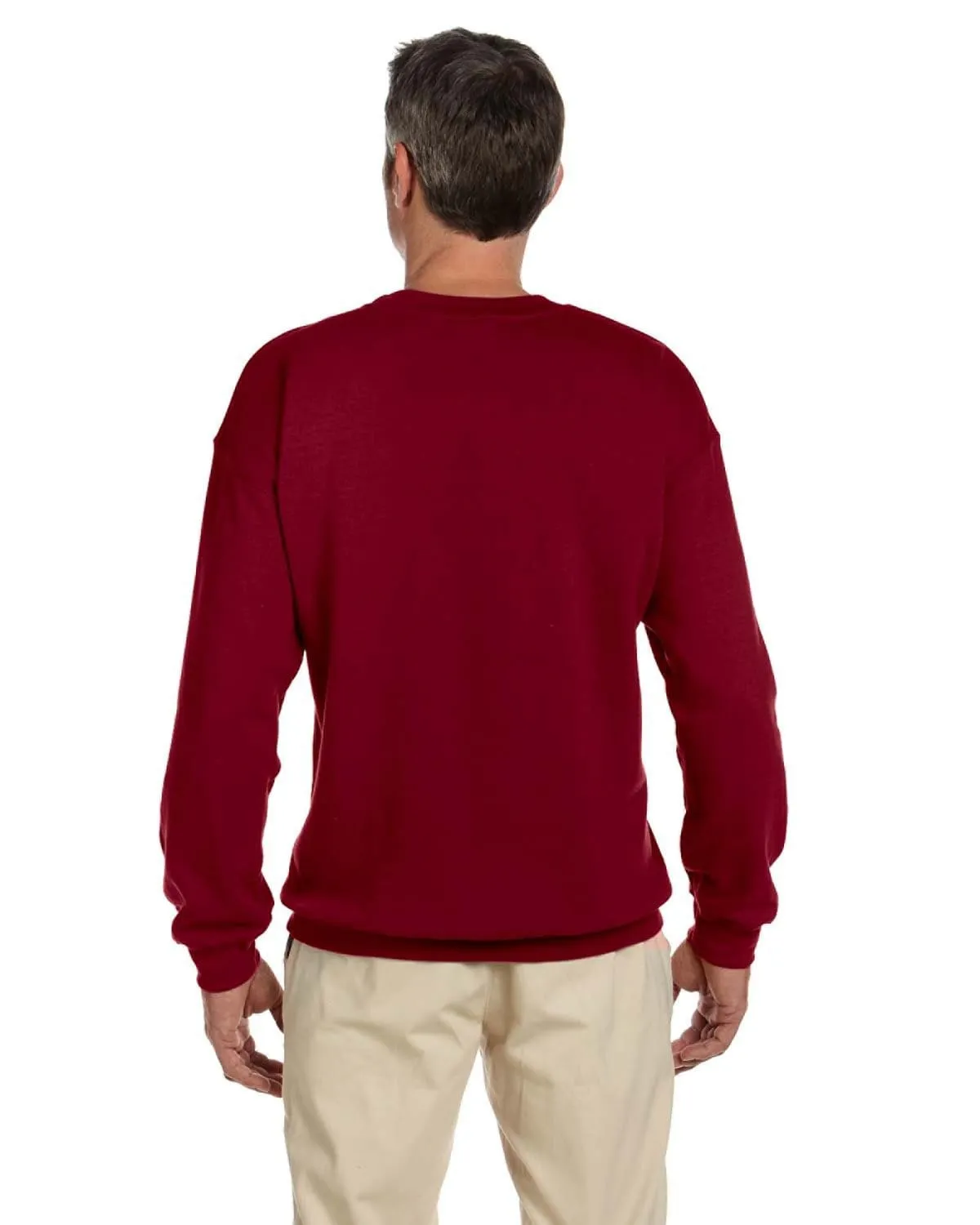 Gildan Lightweight 50/50 Crewneck Sweatshirt | Garnet