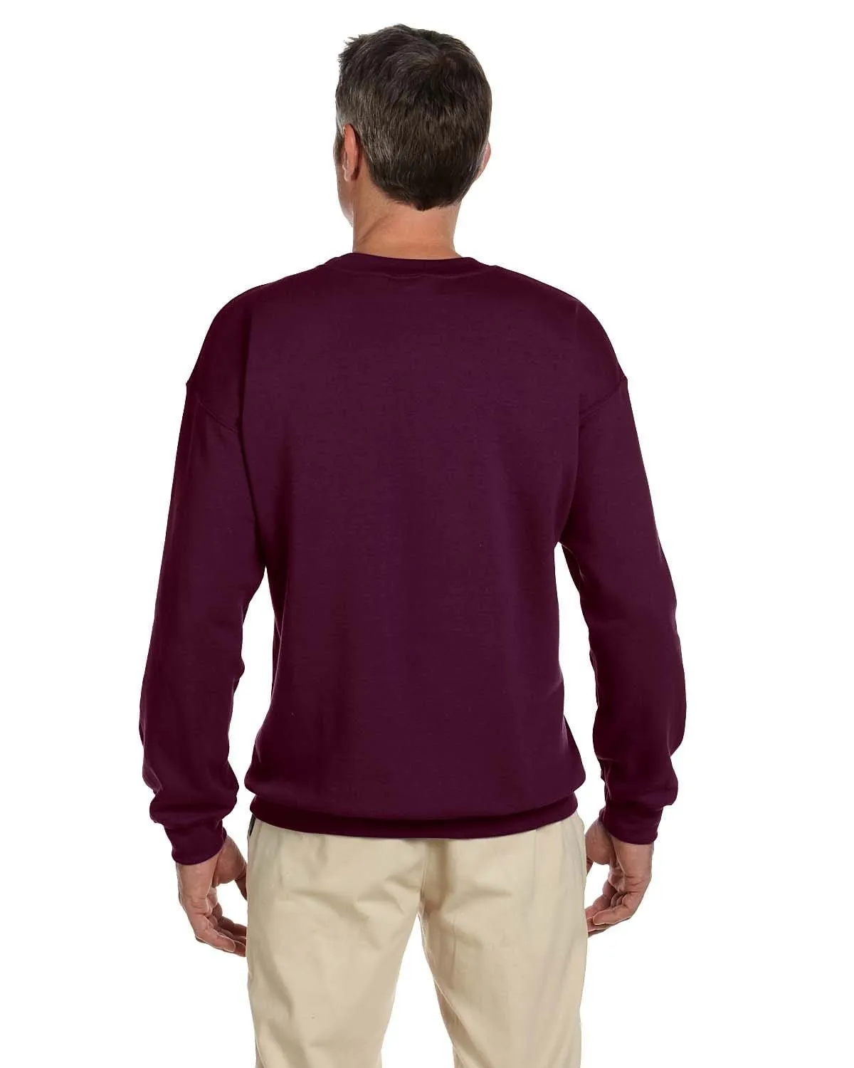 Gildan Lightweight 50/50 Crewneck Sweatshirt | Maroon