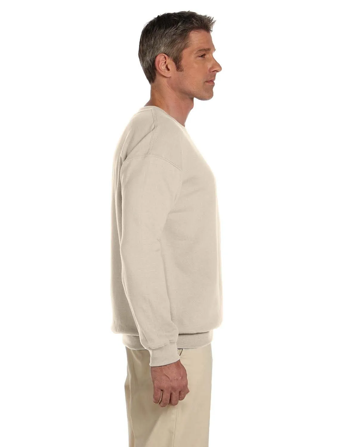 Gildan Lightweight 50/50 Crewneck Sweatshirt | Sand