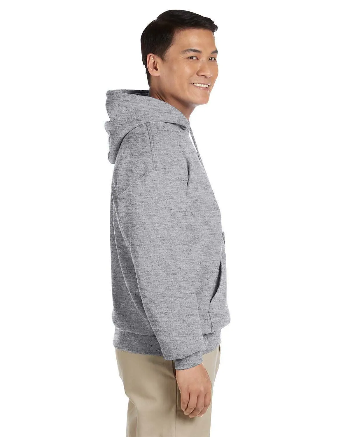Gildan Lightweight 50/50 Hoodie Sweatshirt | Graphite Heather