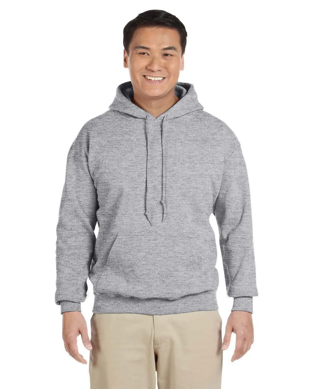 Gildan Lightweight 50/50 Hoodie Sweatshirt | Graphite Heather